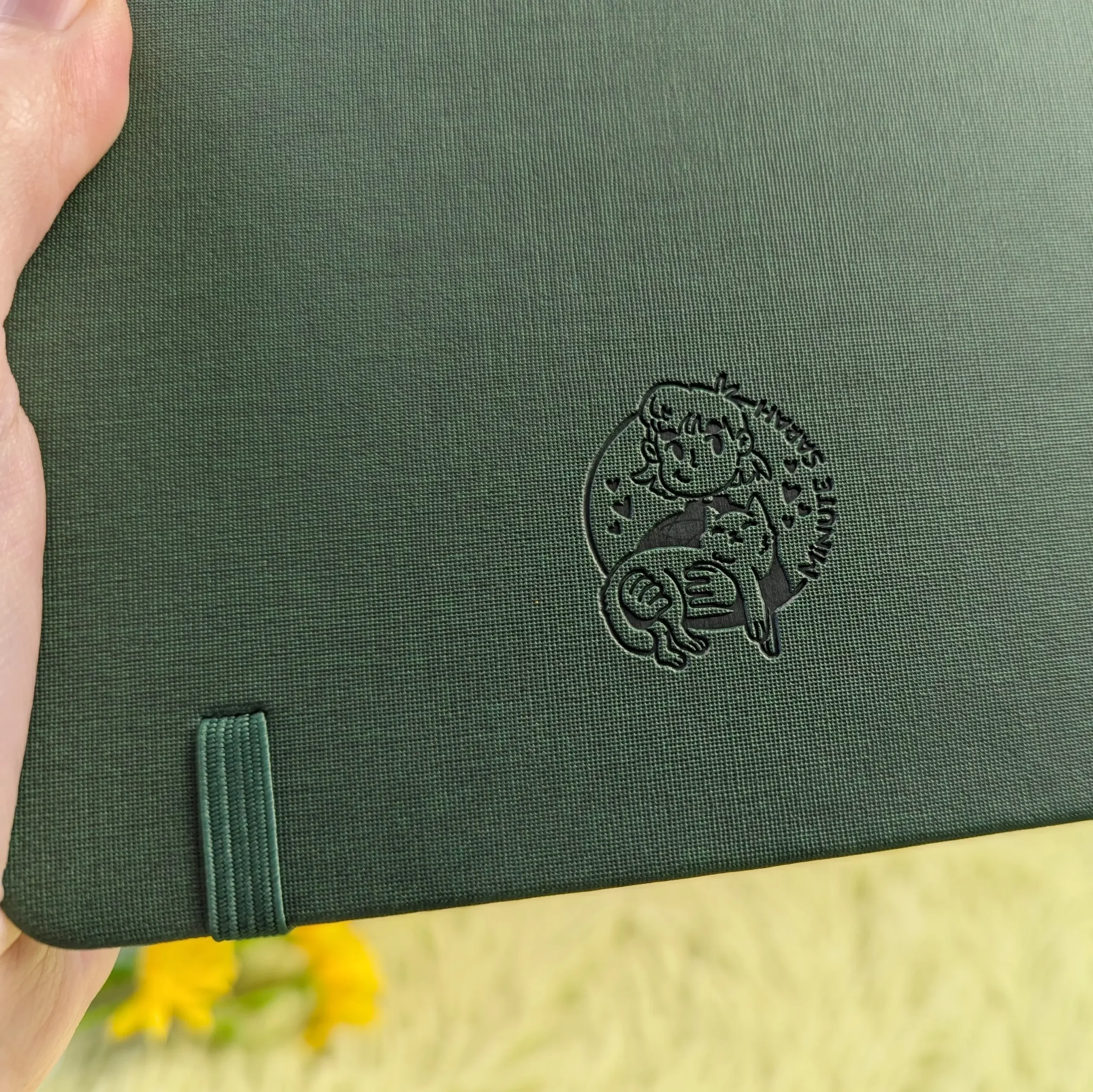 Druidic Sword Dot Grid Notebook in Dark Green, photo 5