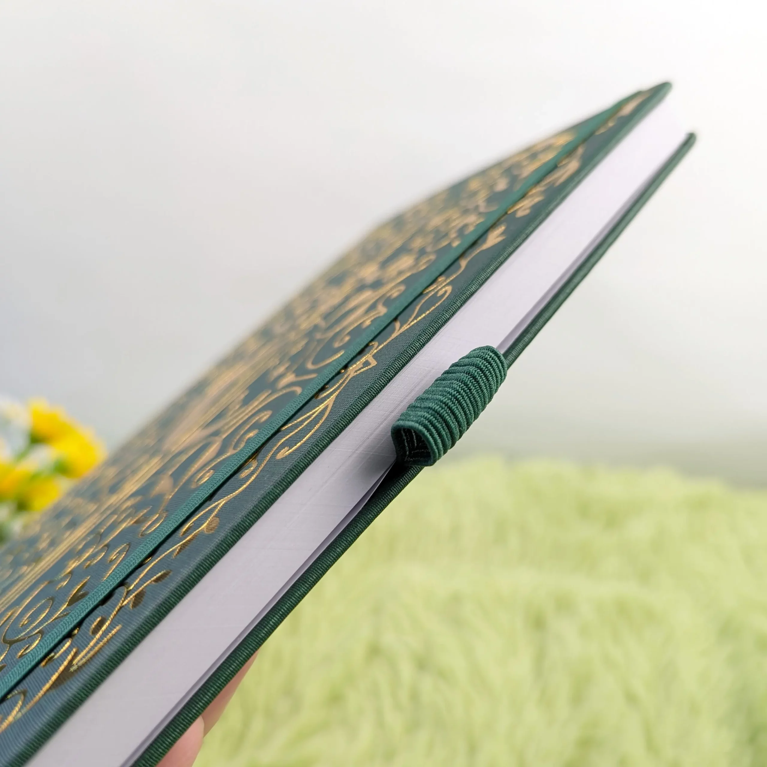 Druidic Sword Dot Grid Notebook in Dark Green, photo 4