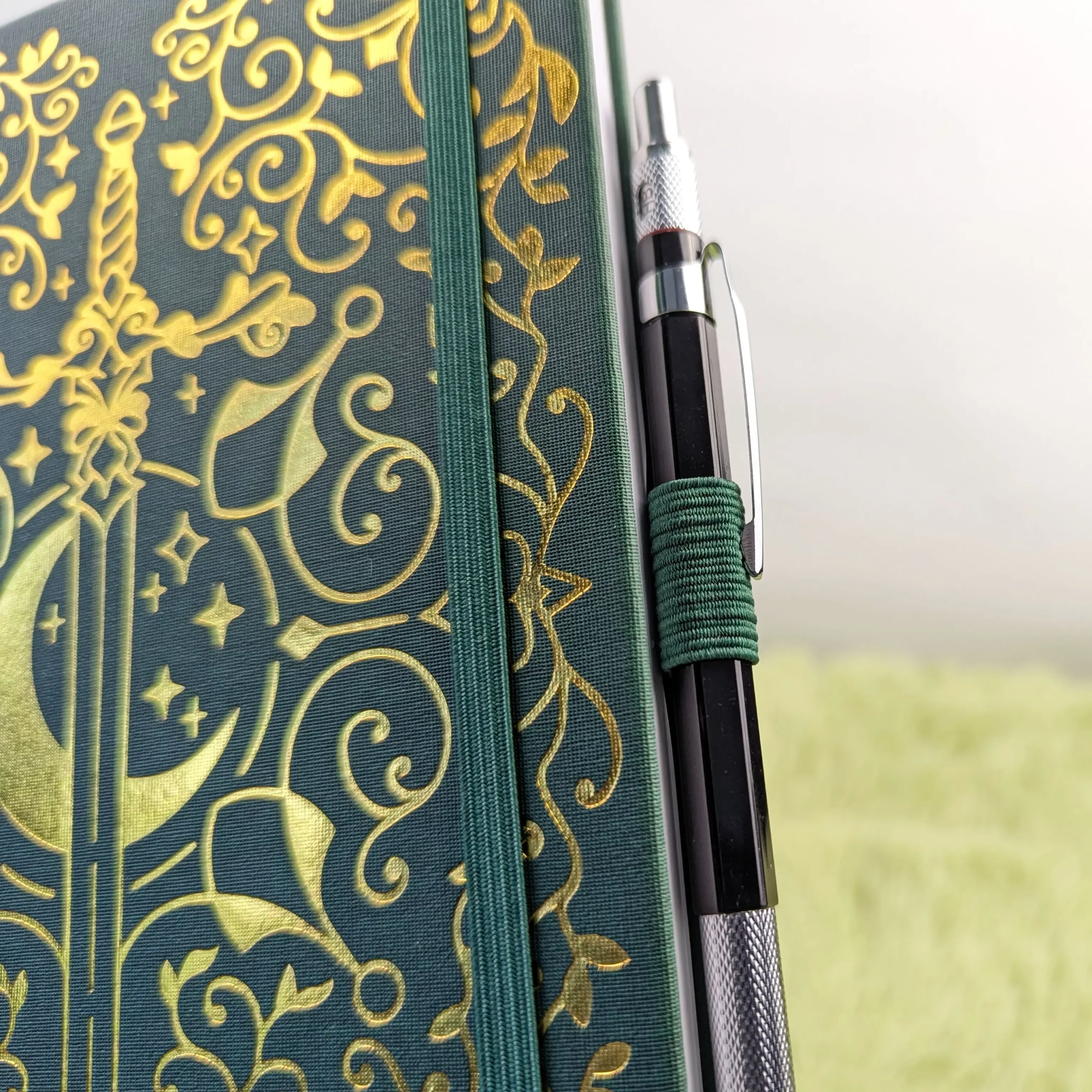 Druidic Sword Dot Grid Notebook in Dark Green, photo 10