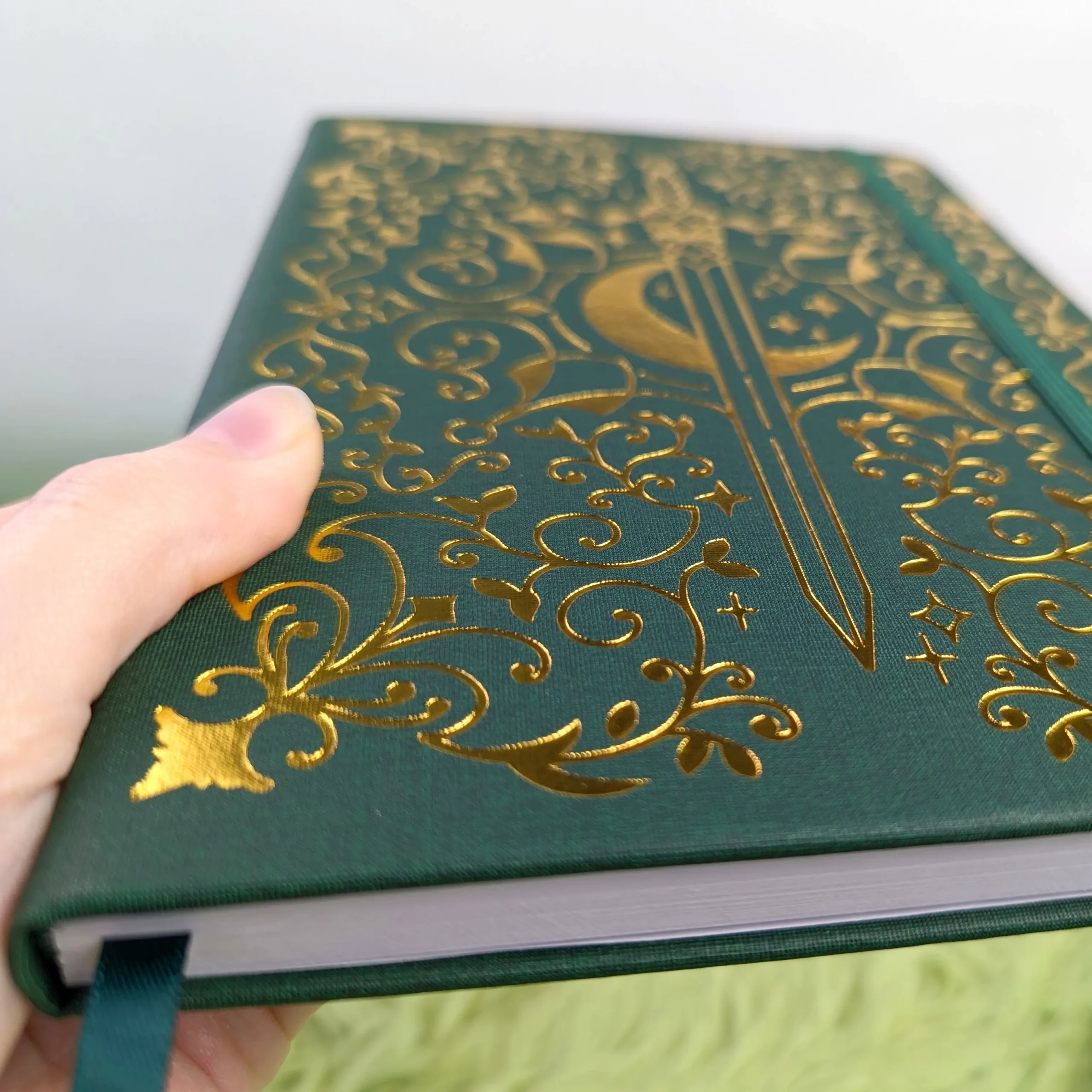 Druidic Sword Dot Grid Notebook in Dark Green, photo 8
