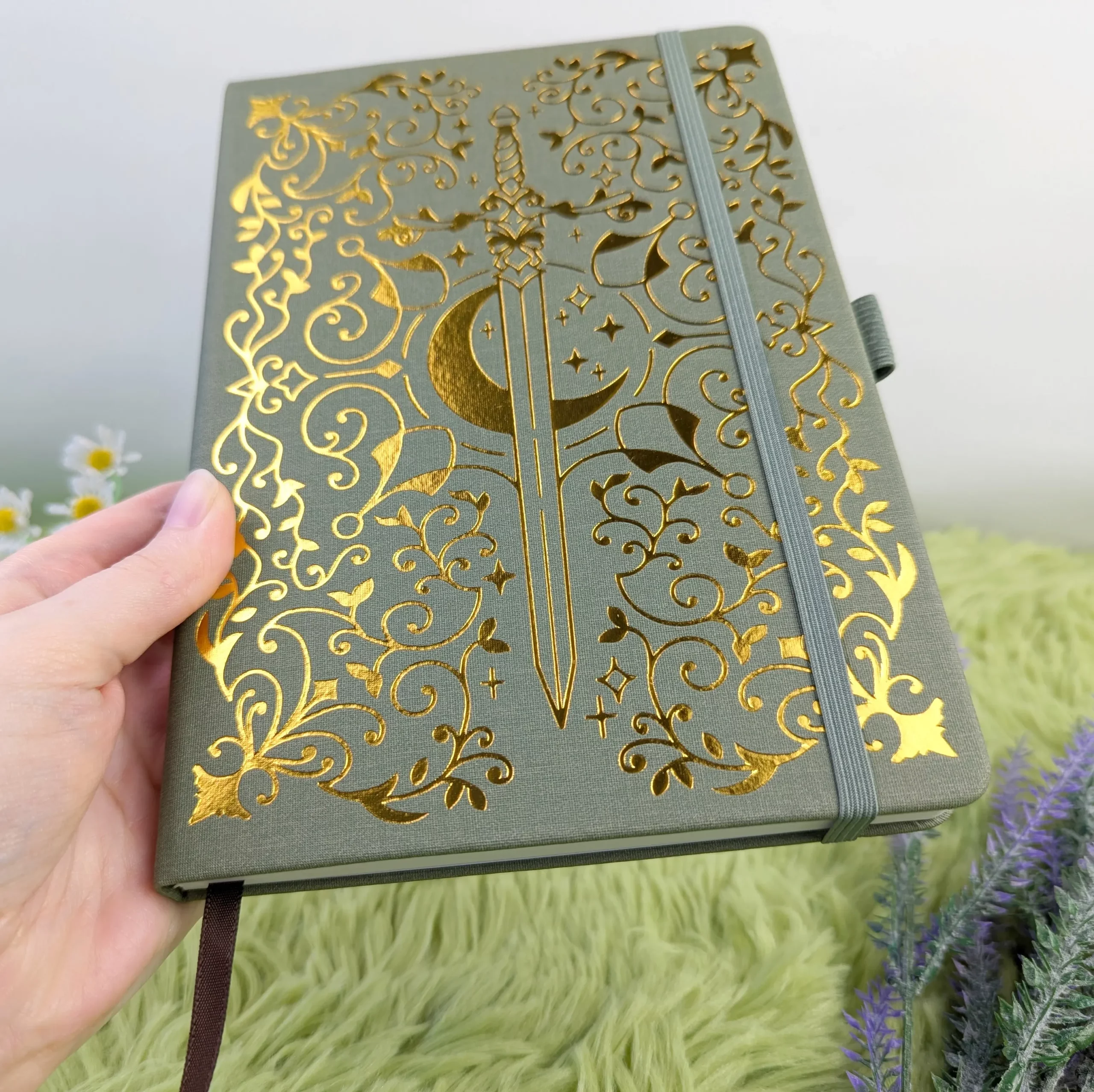 Druidic Sword Dot Grid Notebook in Light Green, photo 9