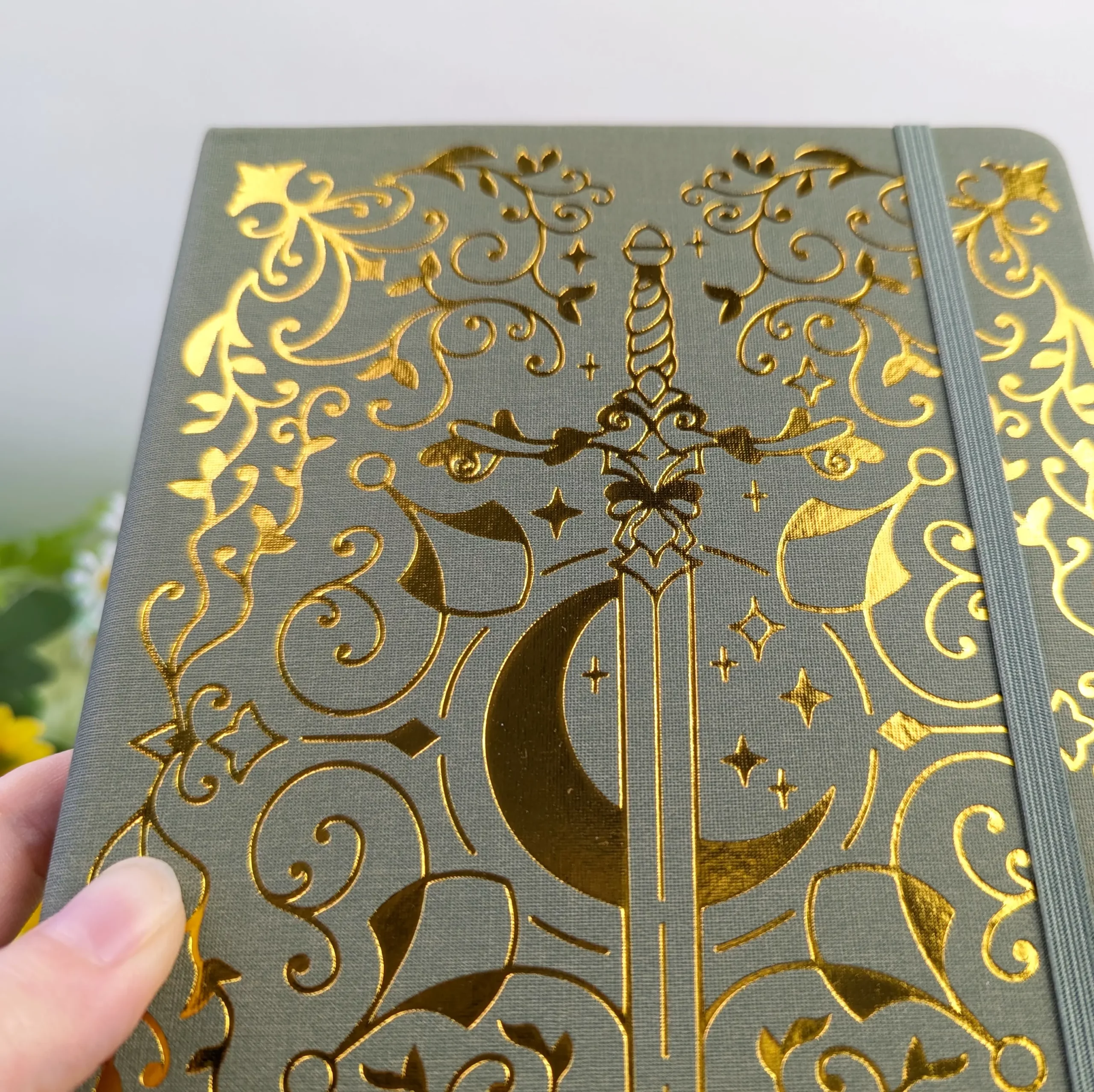 Druidic Sword Dot Grid Notebook in Light Green, photo 5