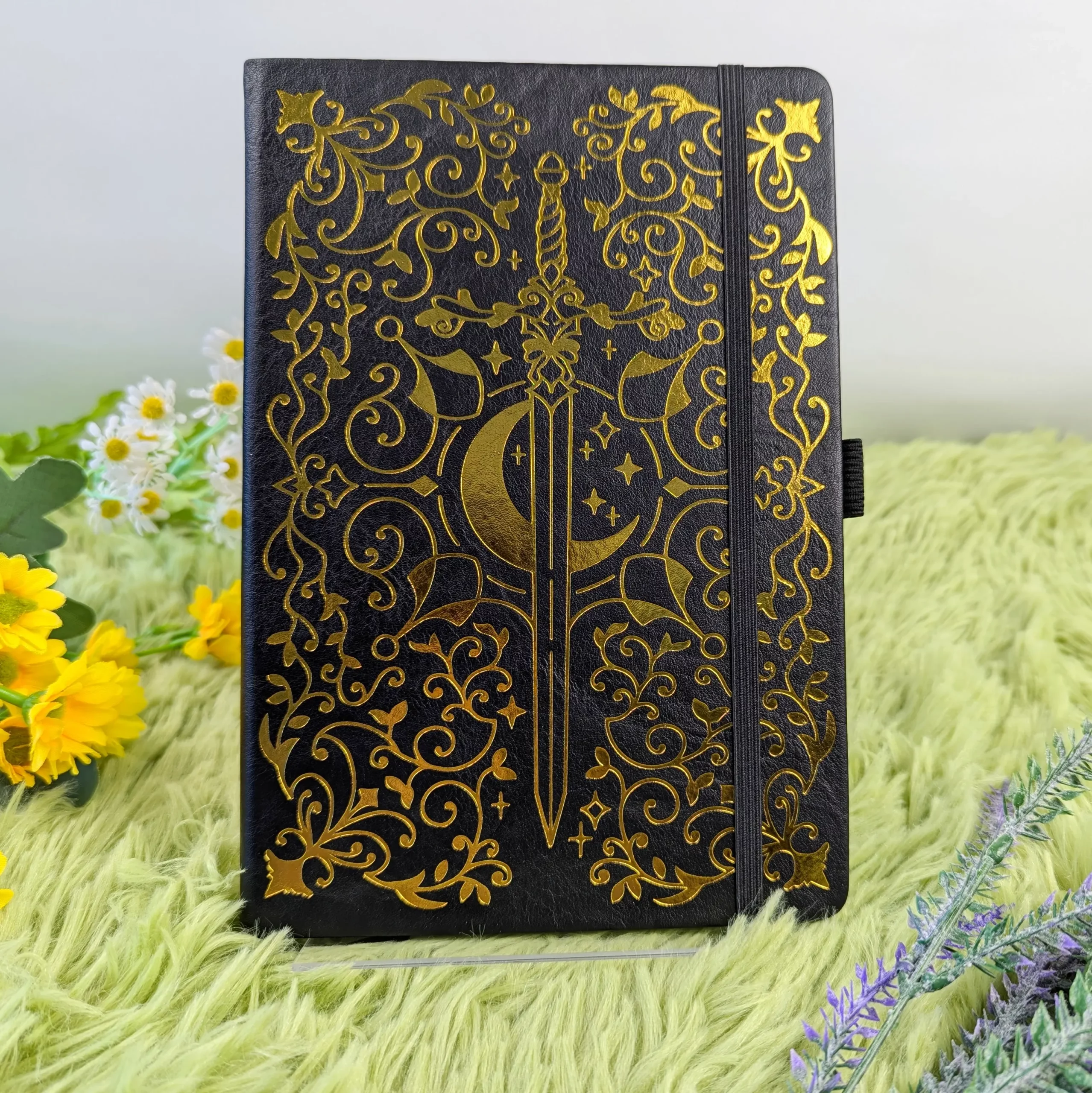 Druidic Sword Dot Grid Notebook in Black, photo 8