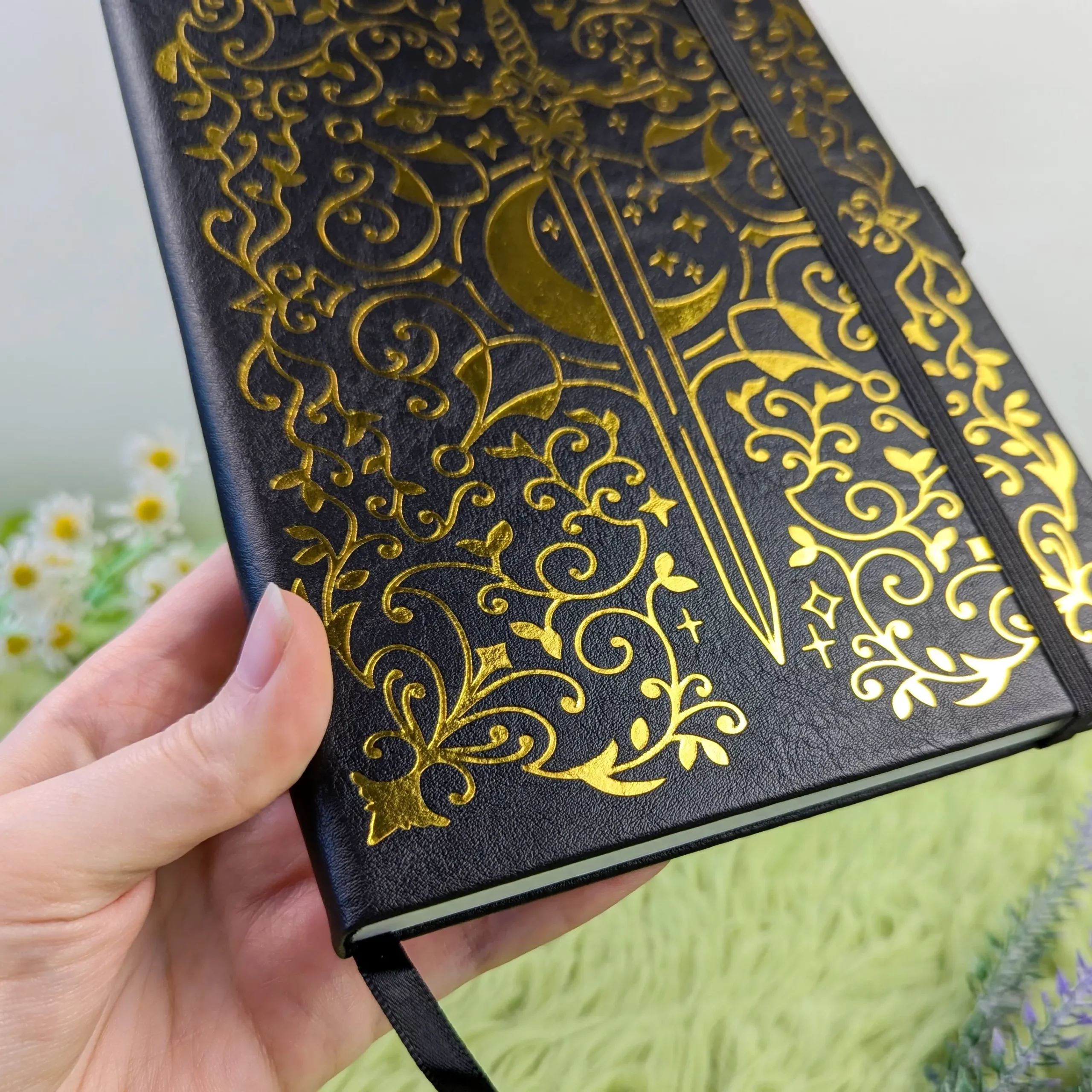 Druidic Sword Dot Grid Notebook in Black, photo 5