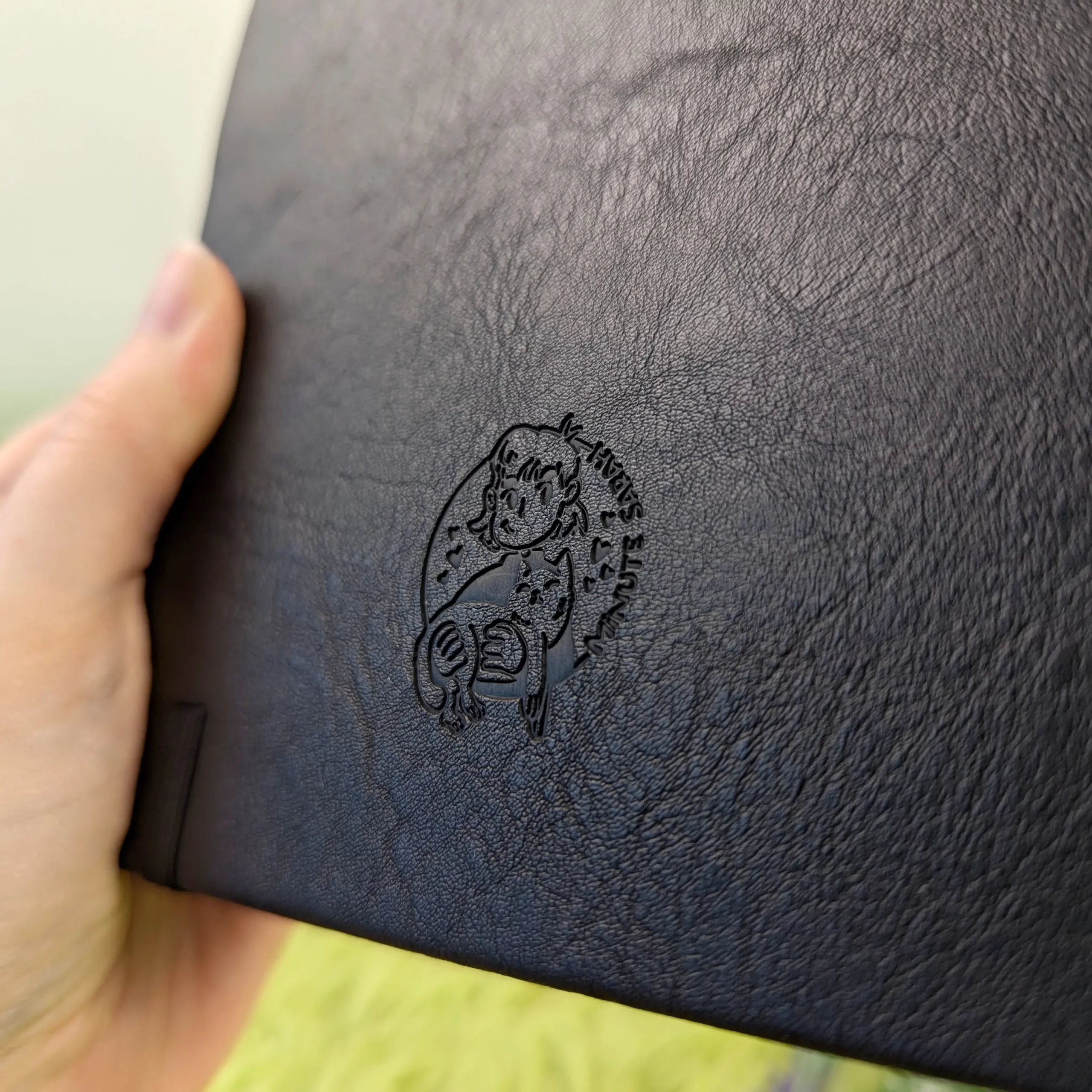 Druidic Sword Dot Grid Notebook in Black, photo 3
