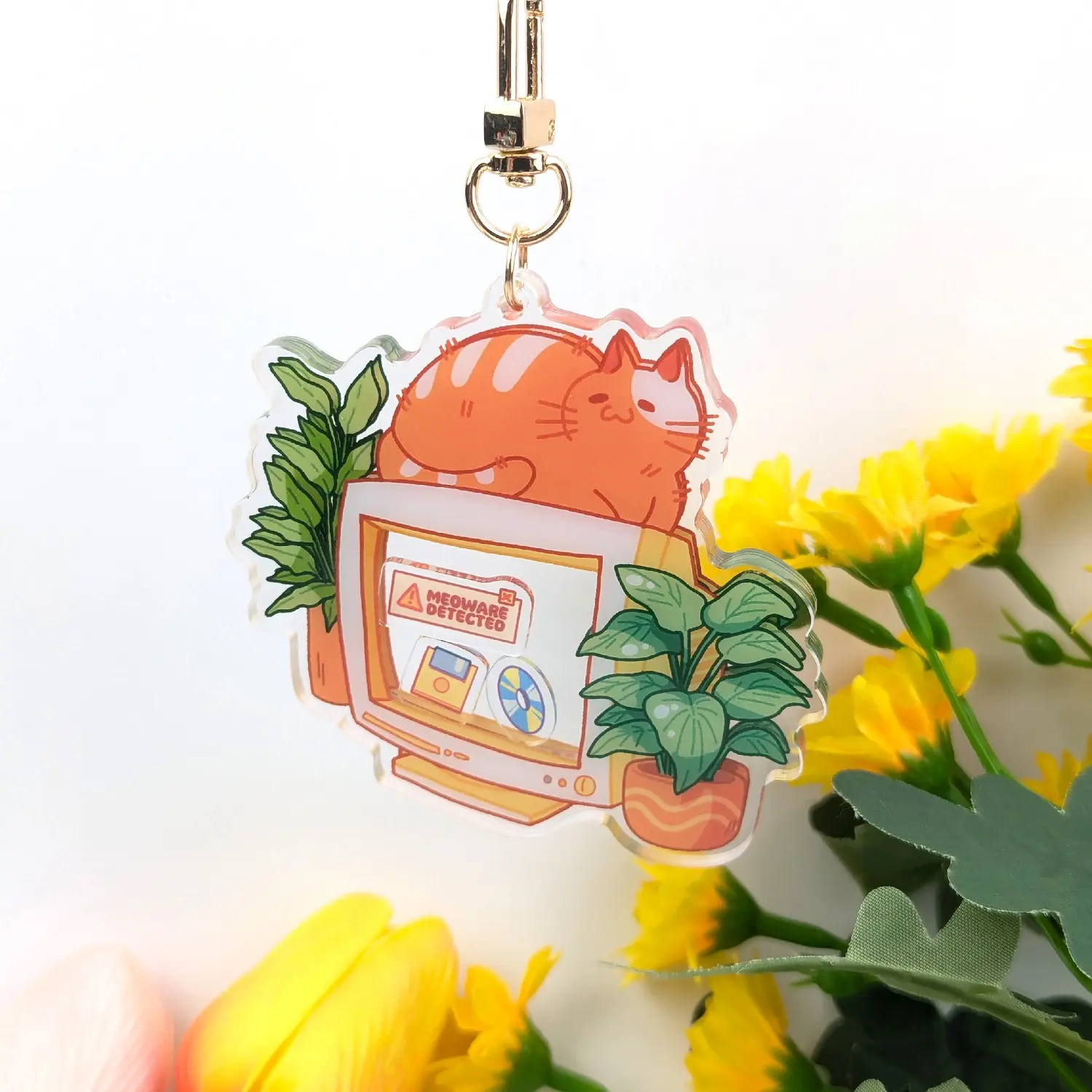 CRT Monitor Cat Shaker Charm, photo 6
