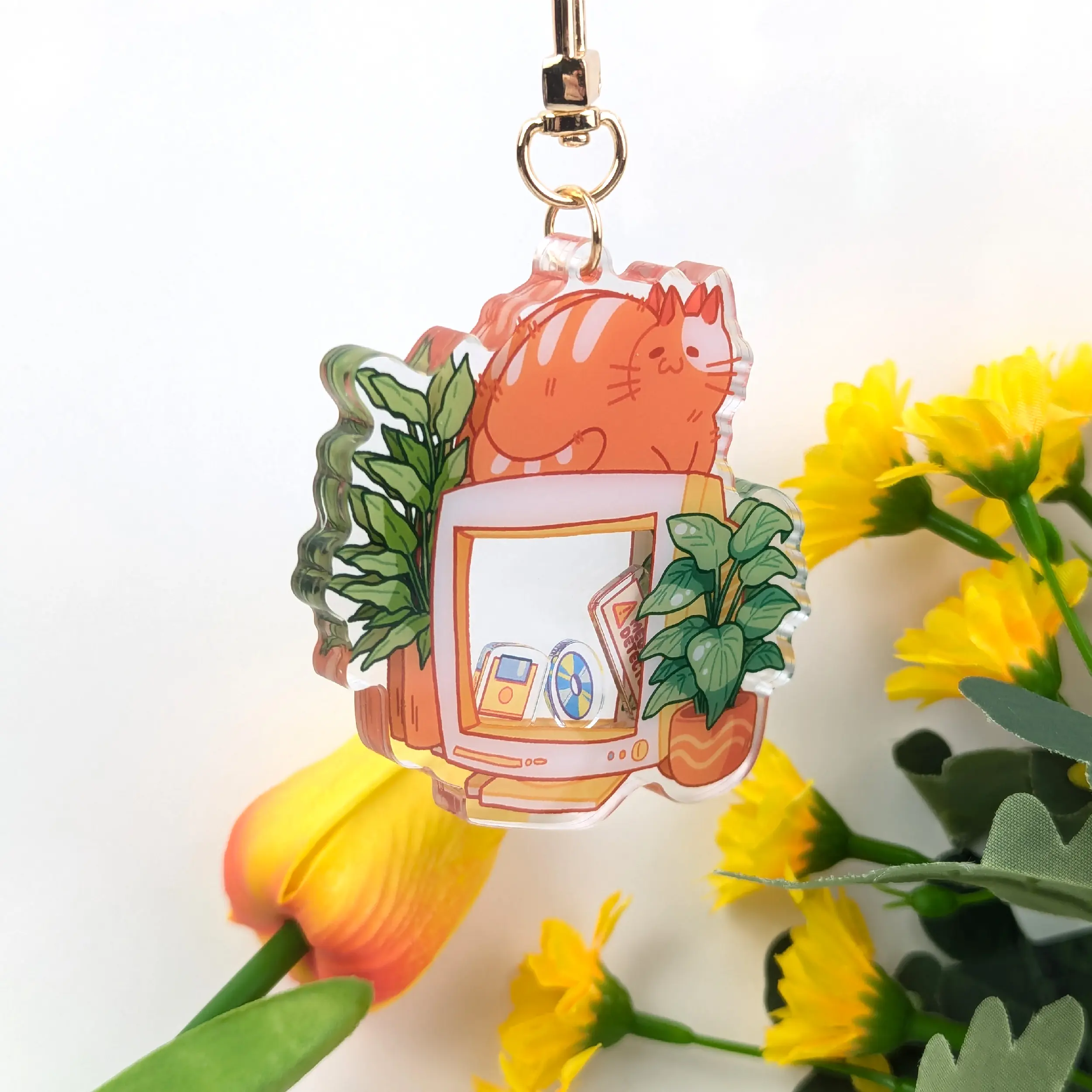CRT Monitor Cat Shaker Charm, photo 8