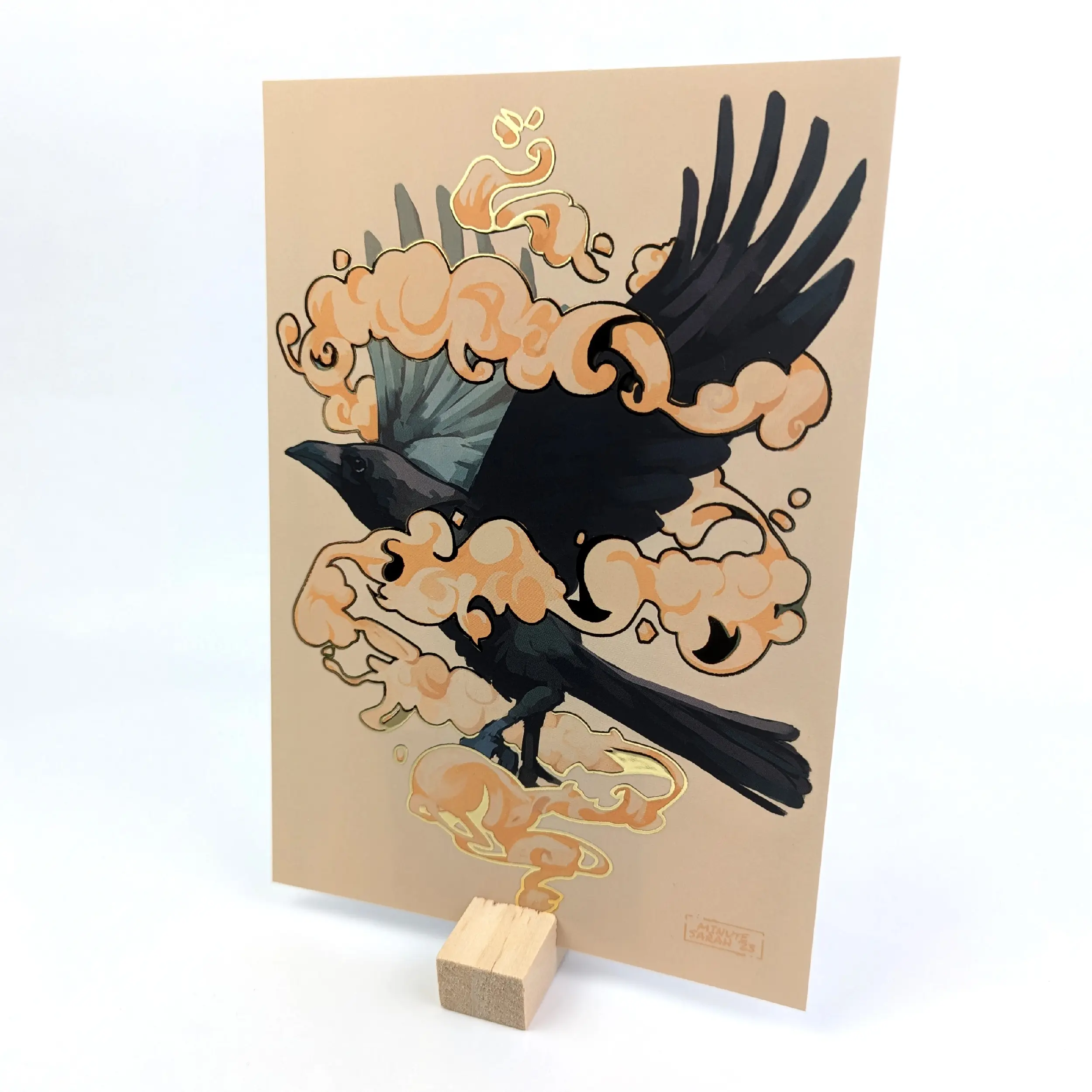 Fly High, Gold Foil A5 Art Print, photo 10
