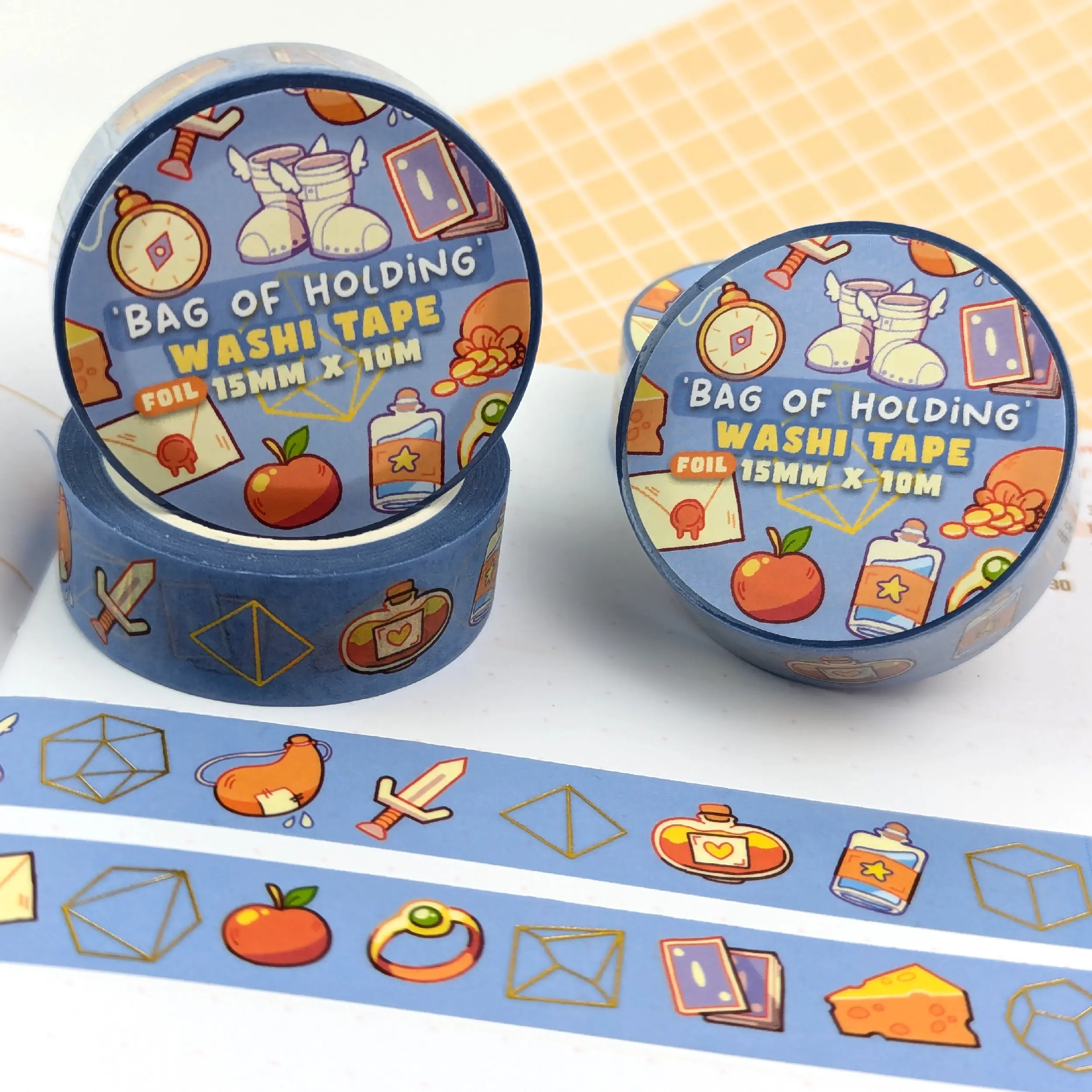 Bag Of Holding Foil Washi Tape, photo 9