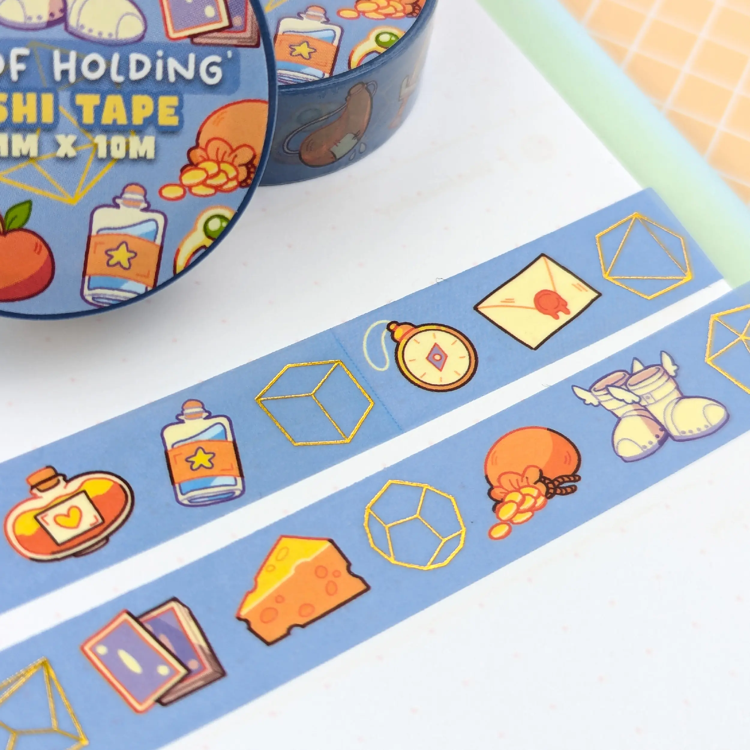 Bag Of Holding Foil Washi Tape, photo 3