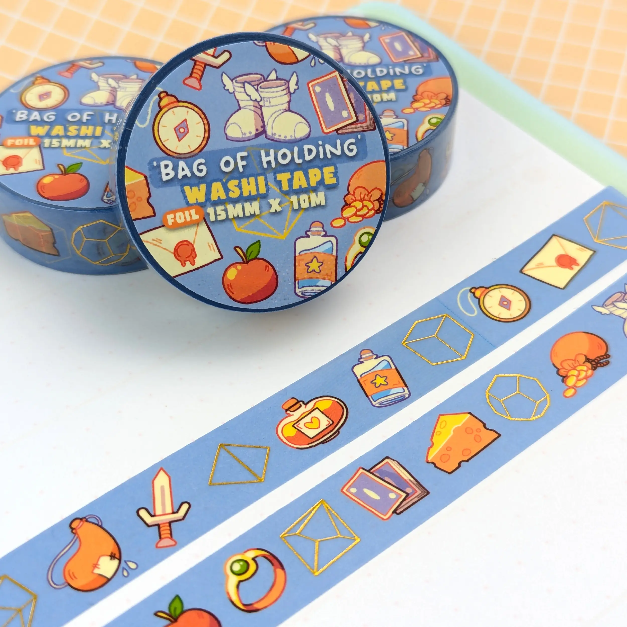 Bag Of Holding Foil Washi Tape, photo 10