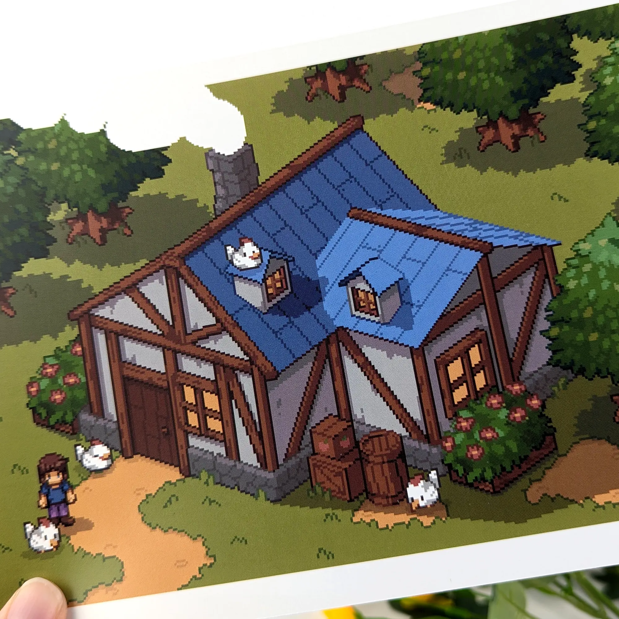Pixel Art Cottage, Art Print, photo 6