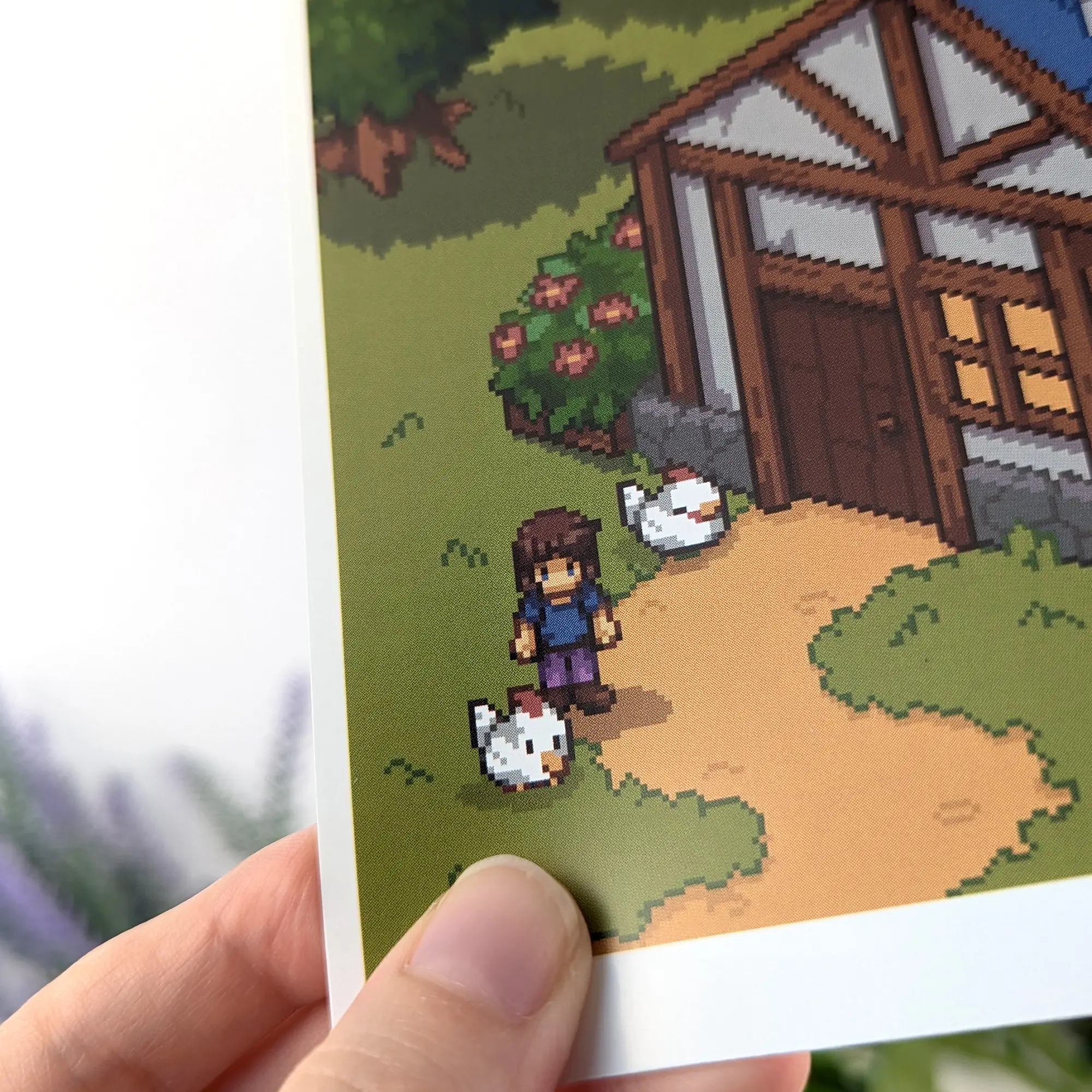 Pixel Art Cottage, Art Print, photo 3