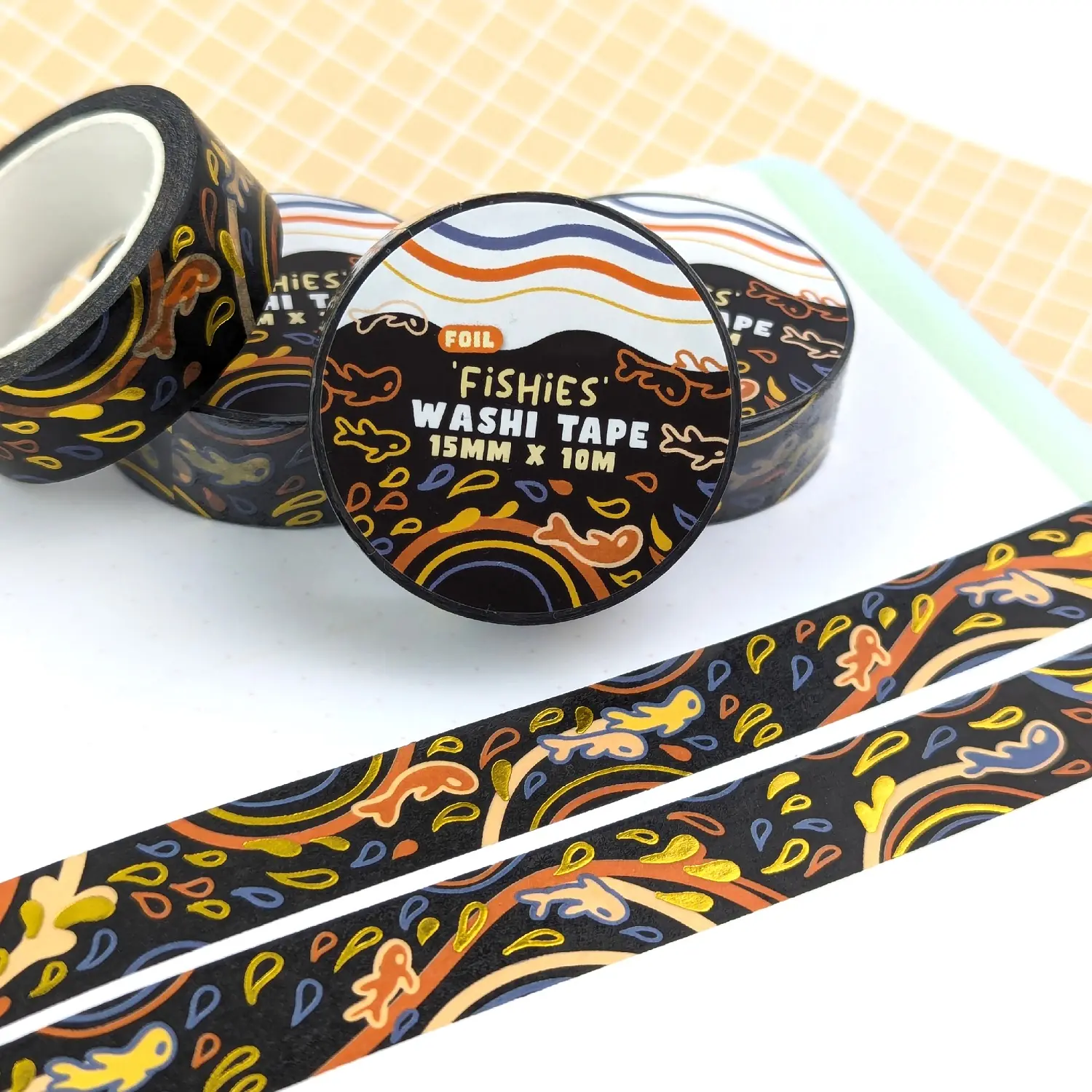 Fishies Foil Washi Tape, photo 10