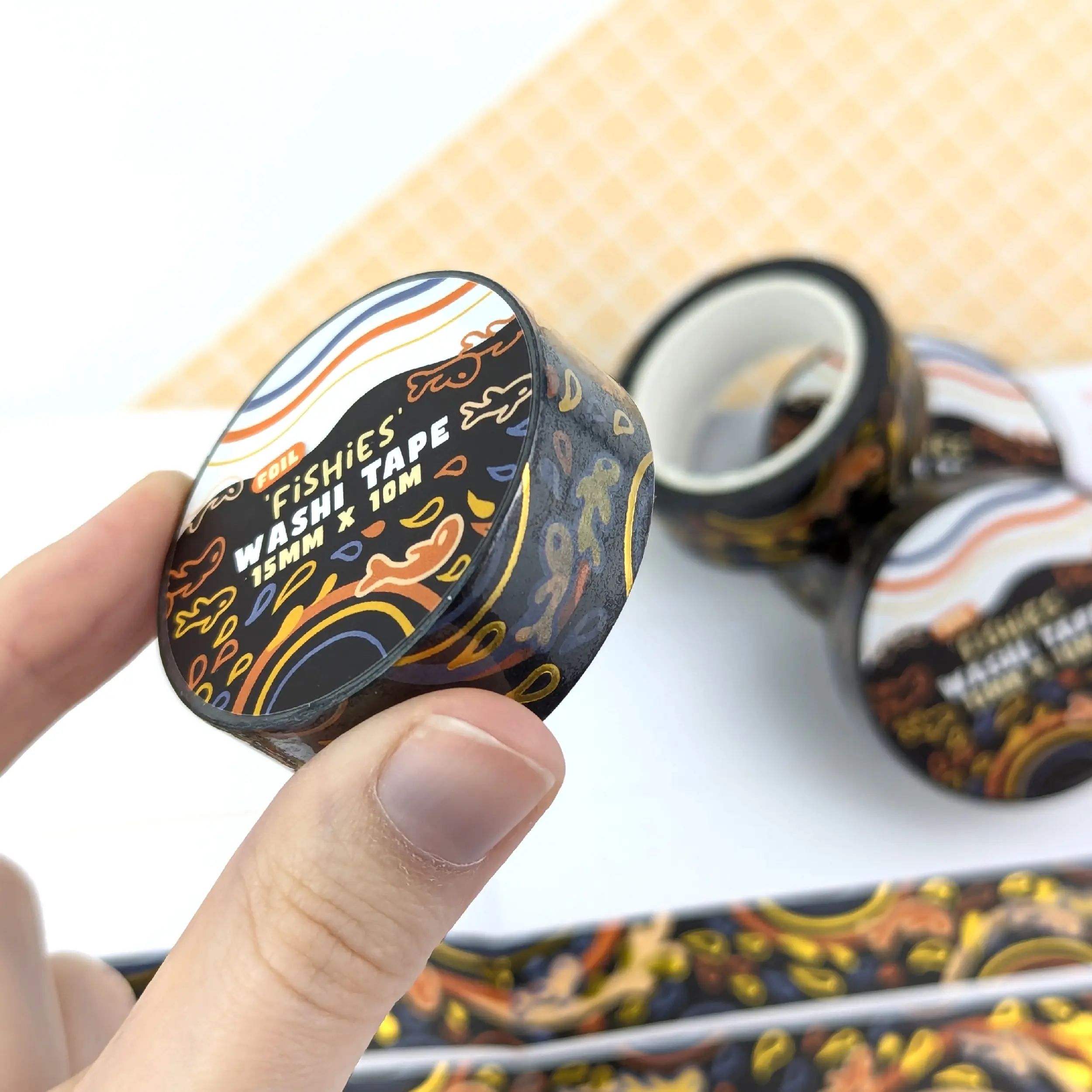 Fishies Foil Washi Tape, photo 3
