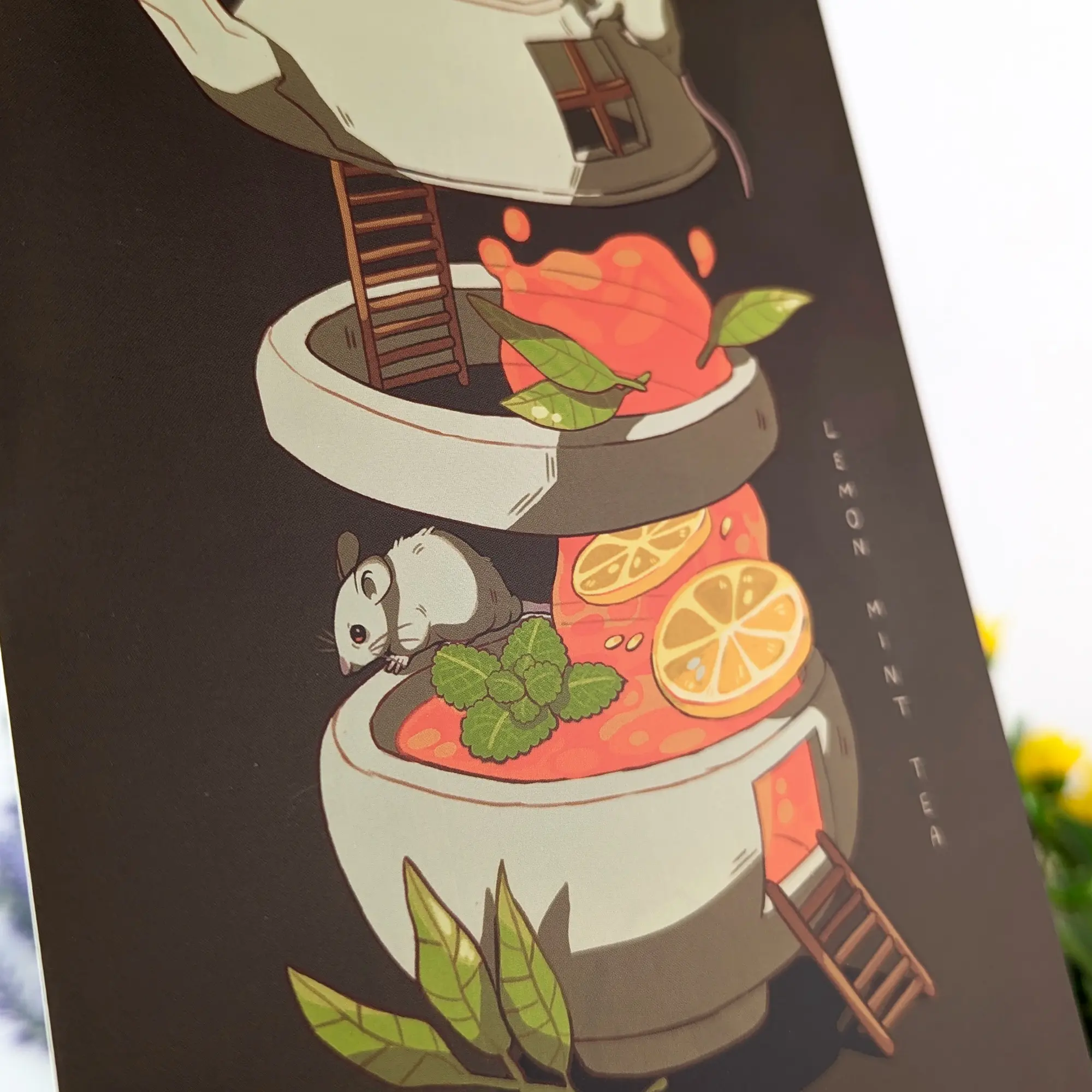 Lemon Mint Tea, Art Print, photo 5