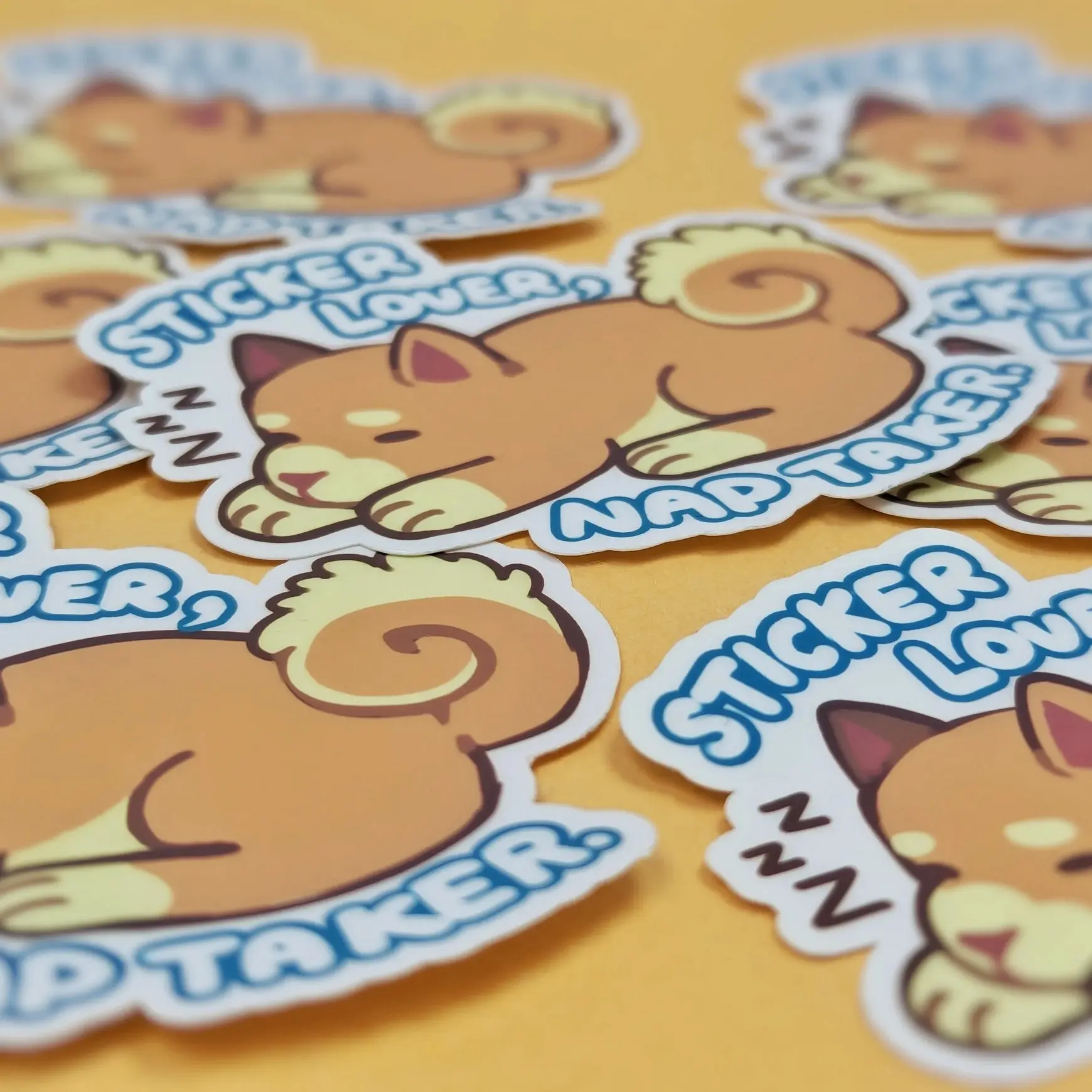 Sticker Lover Nap Taker Vinyl Sticker, photo 3