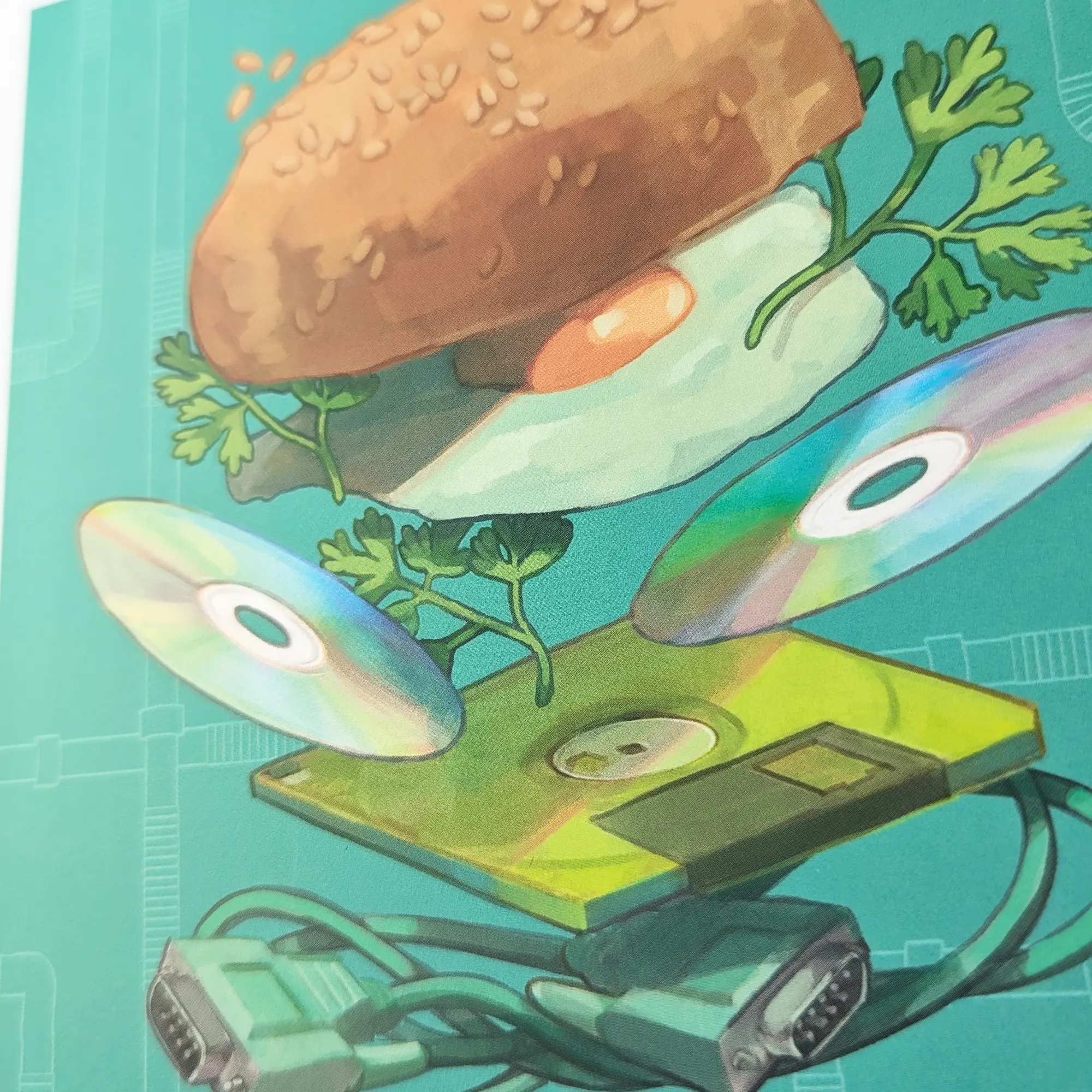 Retro Burger, Art Print, photo 5