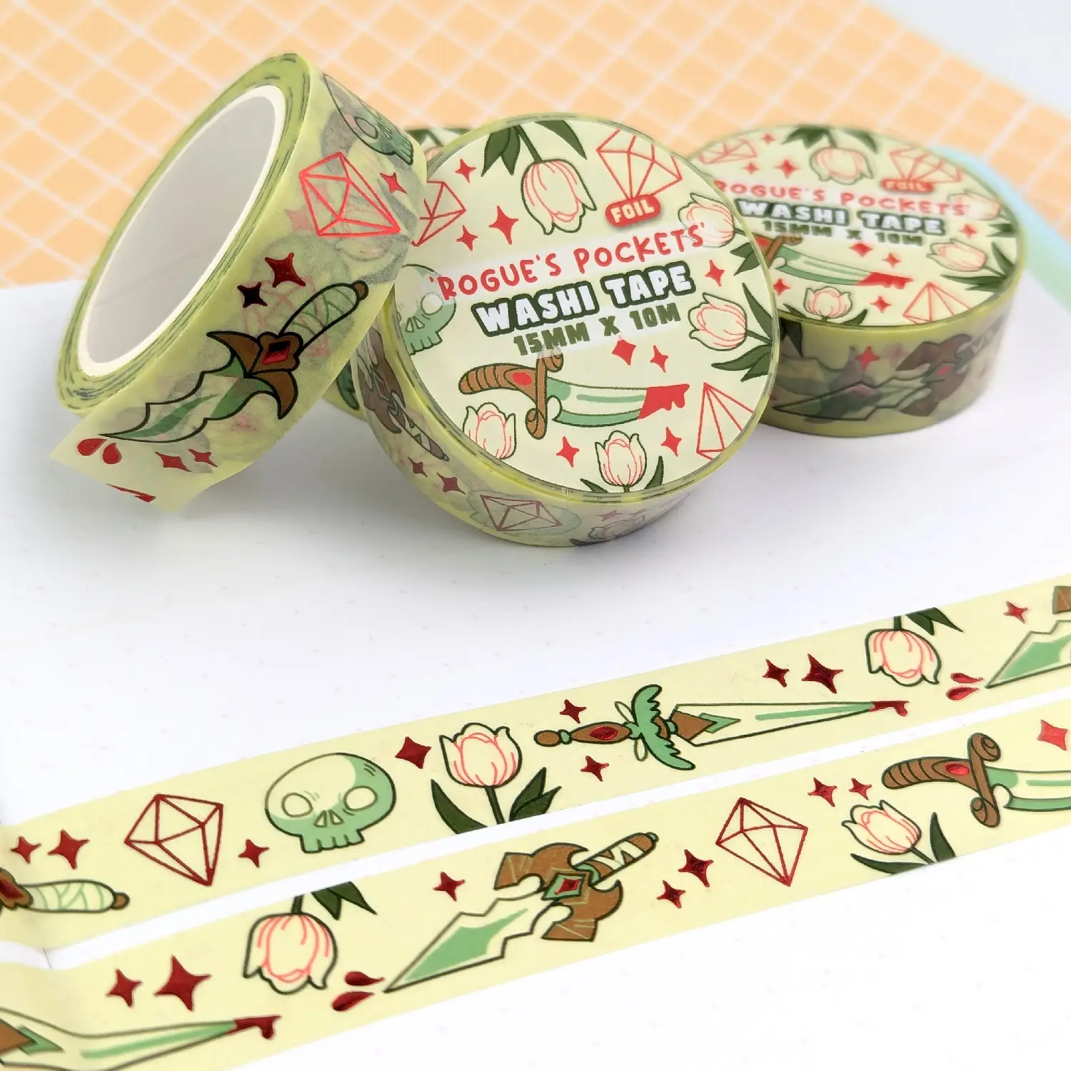 Rogues Pockets Foil Washi Tape, photo 9