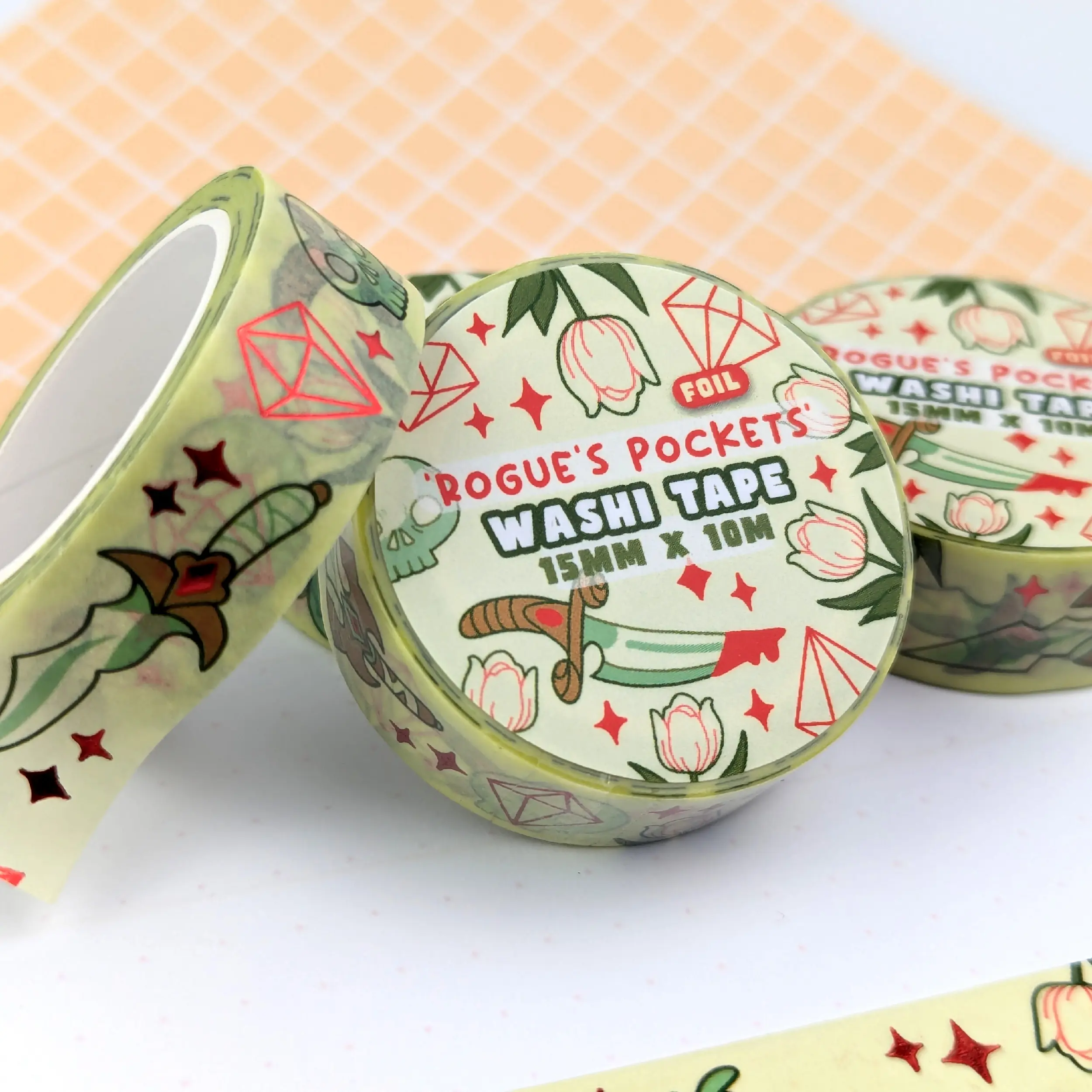 Rogues Pockets Foil Washi Tape, photo 7