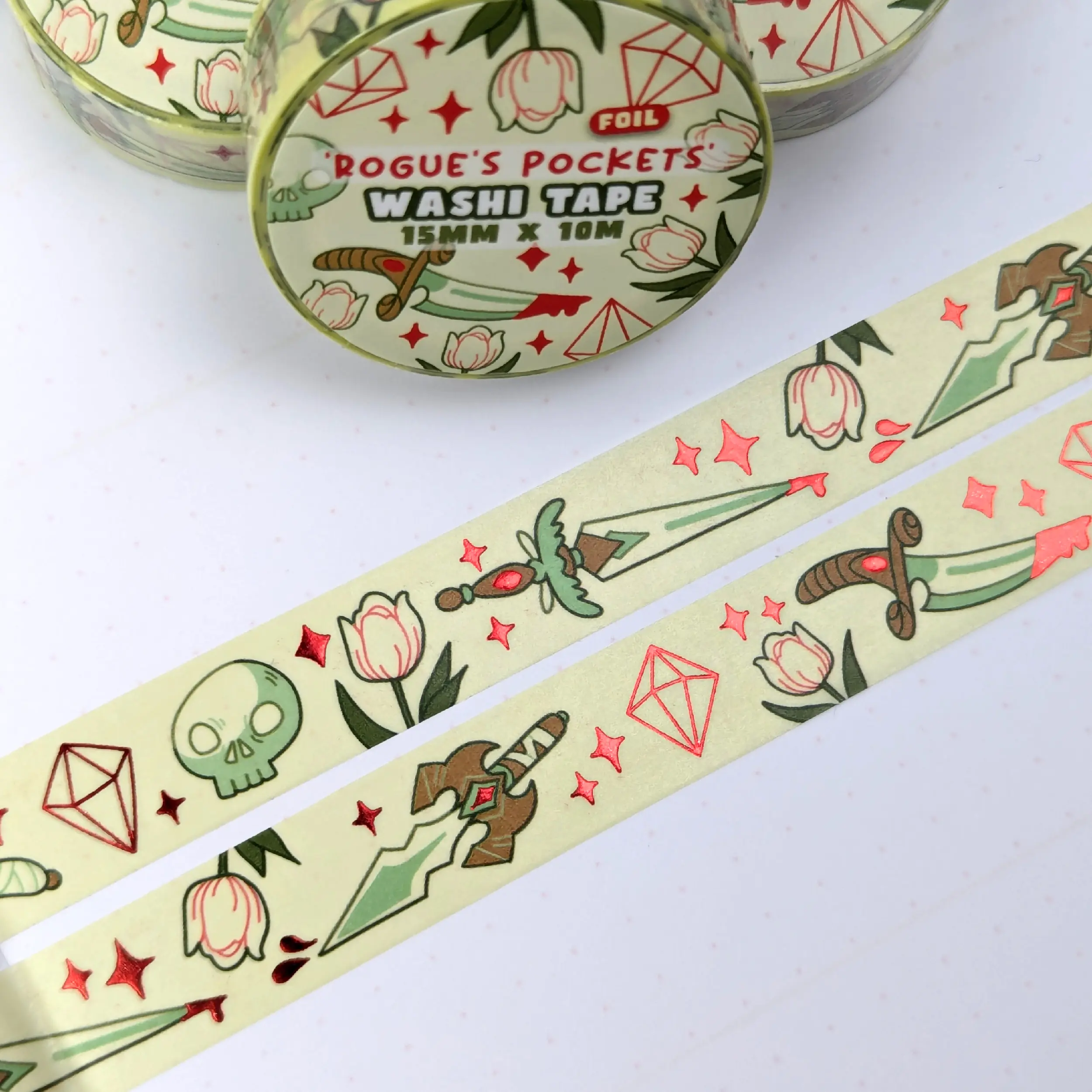 Rogues Pockets Foil Washi Tape, photo 6