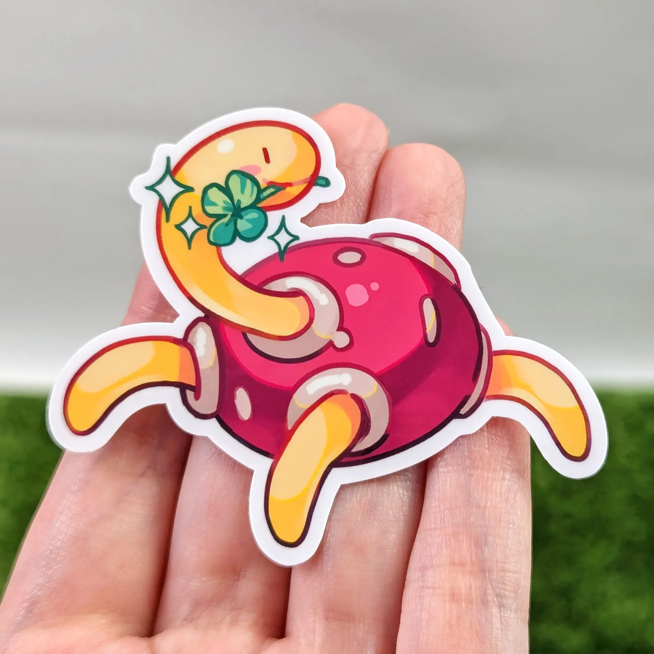 Lucky Shuckie Vinyl Sticker, photo 3