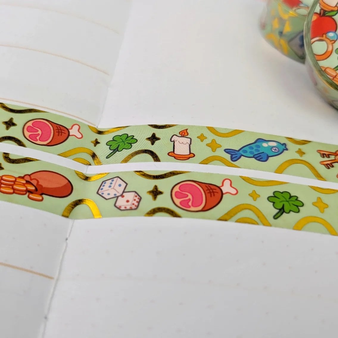 Roll For Loot Foil Washi Tape, photo 3