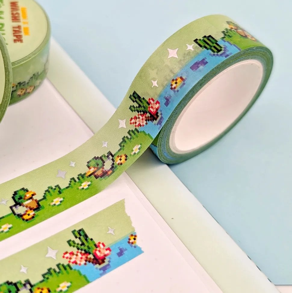 Tiny Duck Pond Foil Washi Tape, photo 3