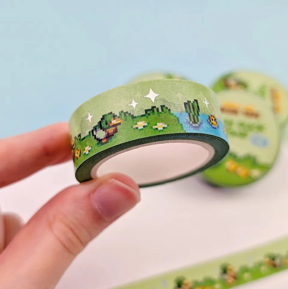 Tiny Duck Pond Foil Washi Tape, photo 4