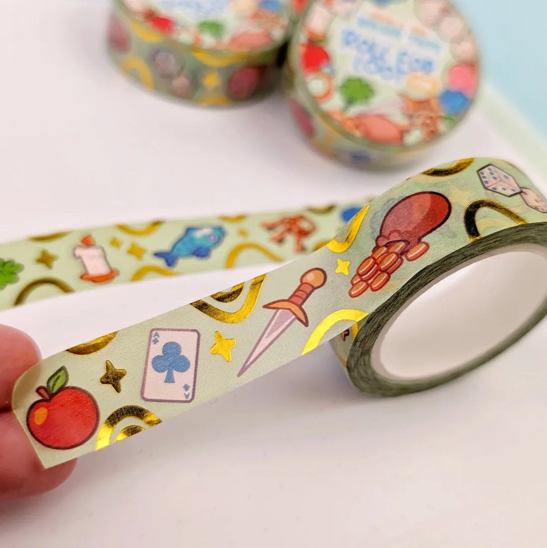Roll For Loot Foil Washi Tape, photo 4