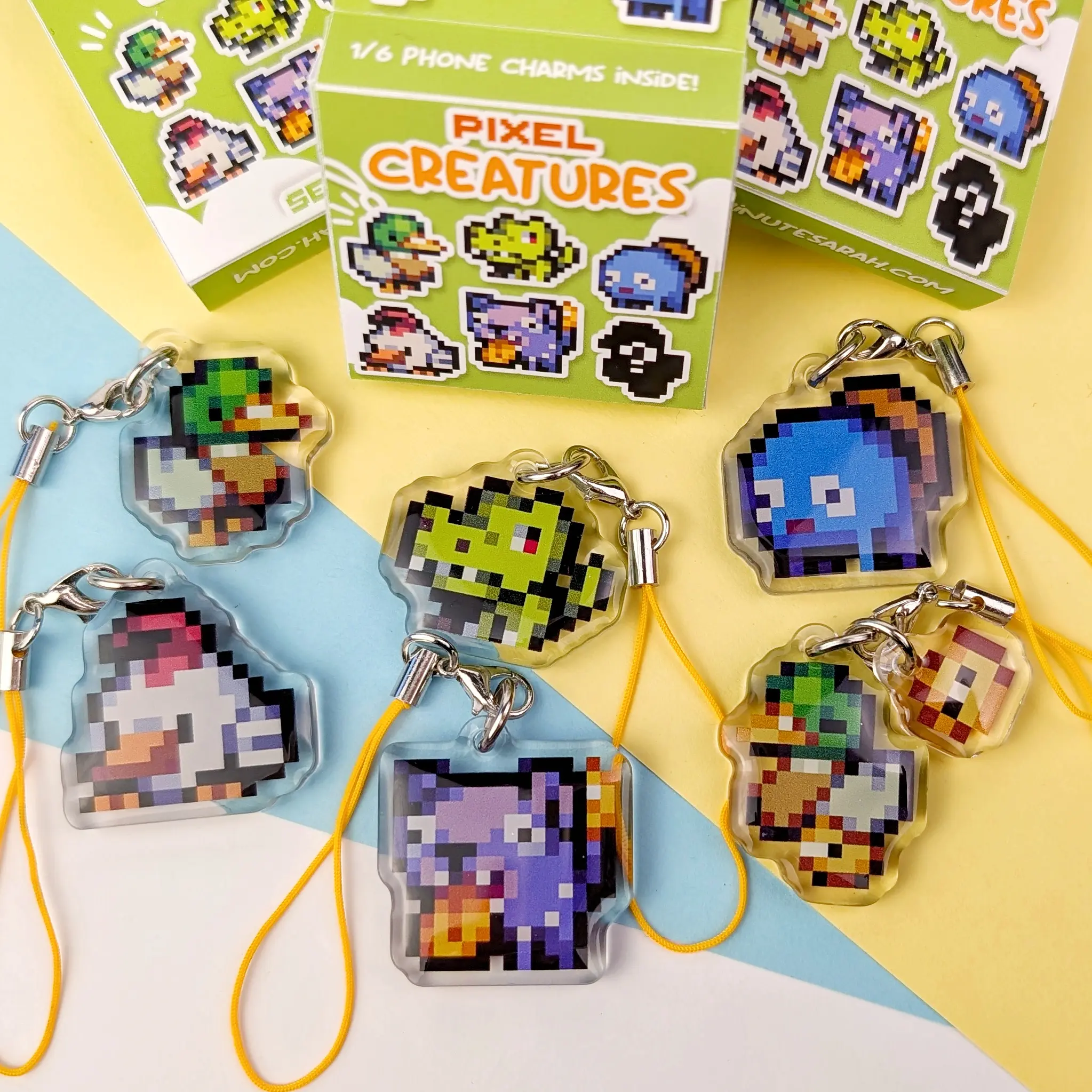Pixel Creatures Phone Charm Blind Box, photo 2
