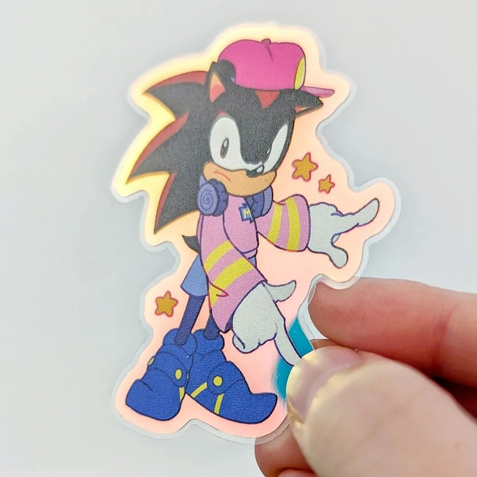 Shadow, Holographic & Glow In the Dark Vinyl Sticker, photo 6