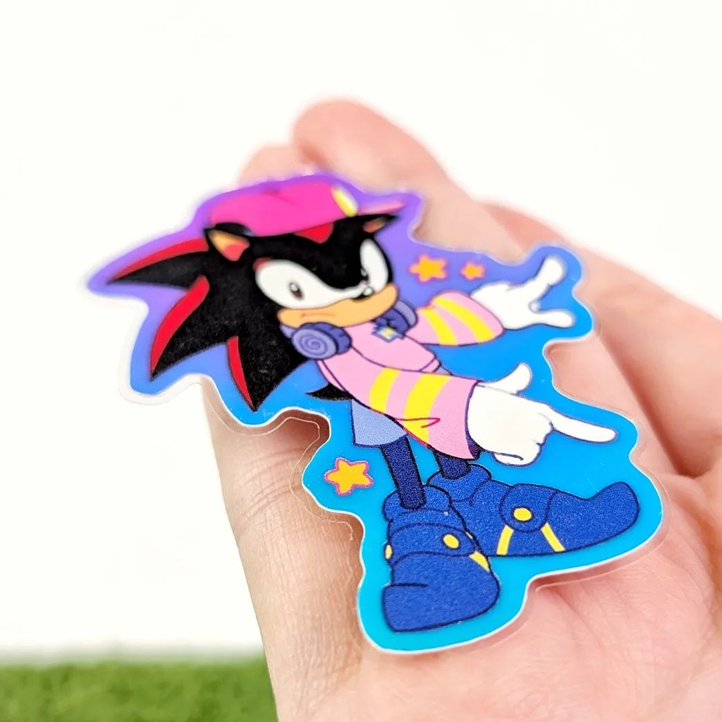 Shadow, Holographic & Glow In the Dark Vinyl Sticker, photo 3