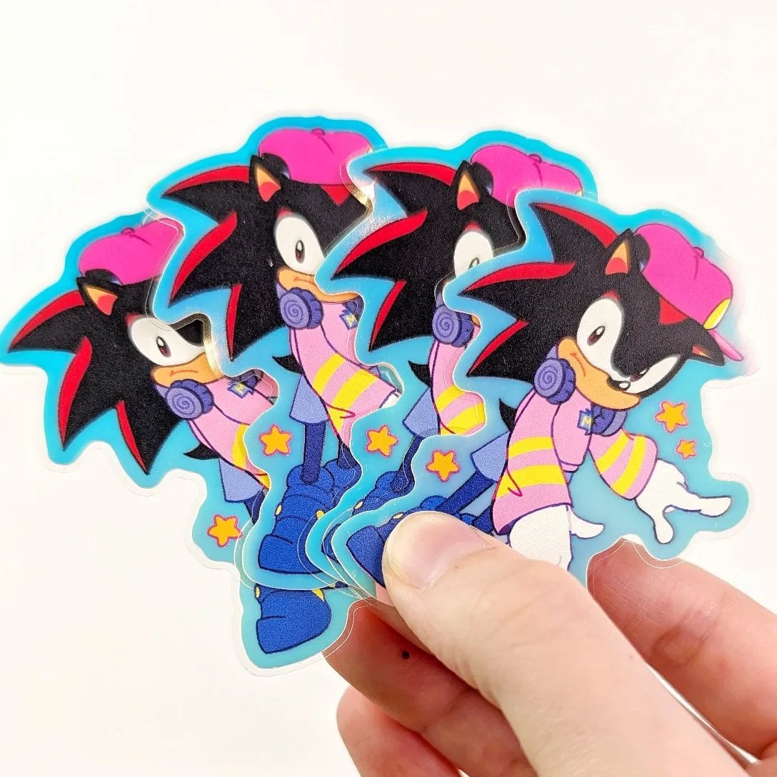 Shadow, Holographic & Glow In the Dark Vinyl Sticker, photo 4