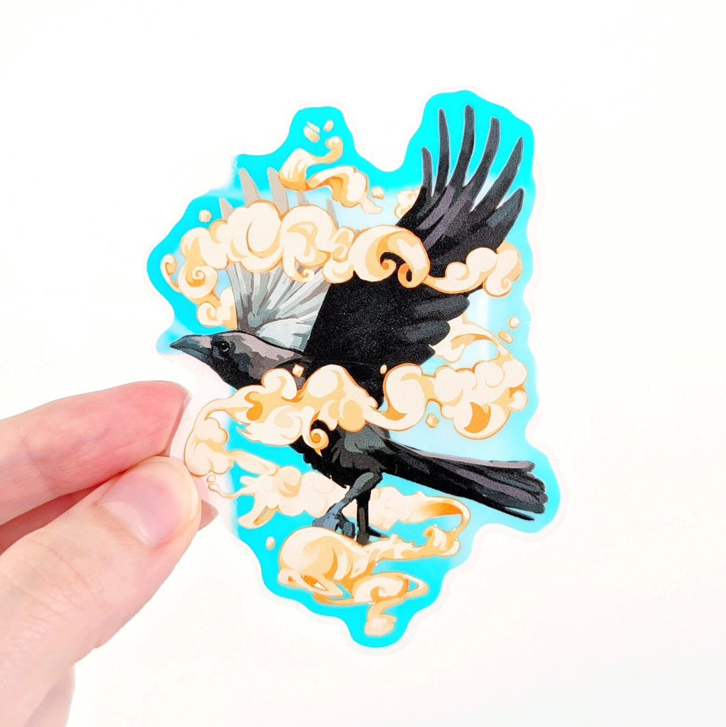 Fly High, Glow In The Dark Vinyl Sticker, photo 5