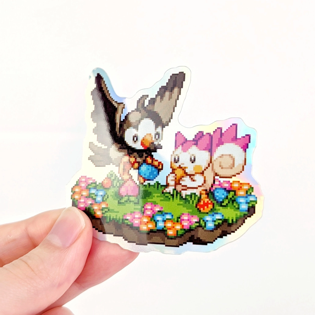 Berry Buddies, Holographic Vinyl Sticker, photo 3