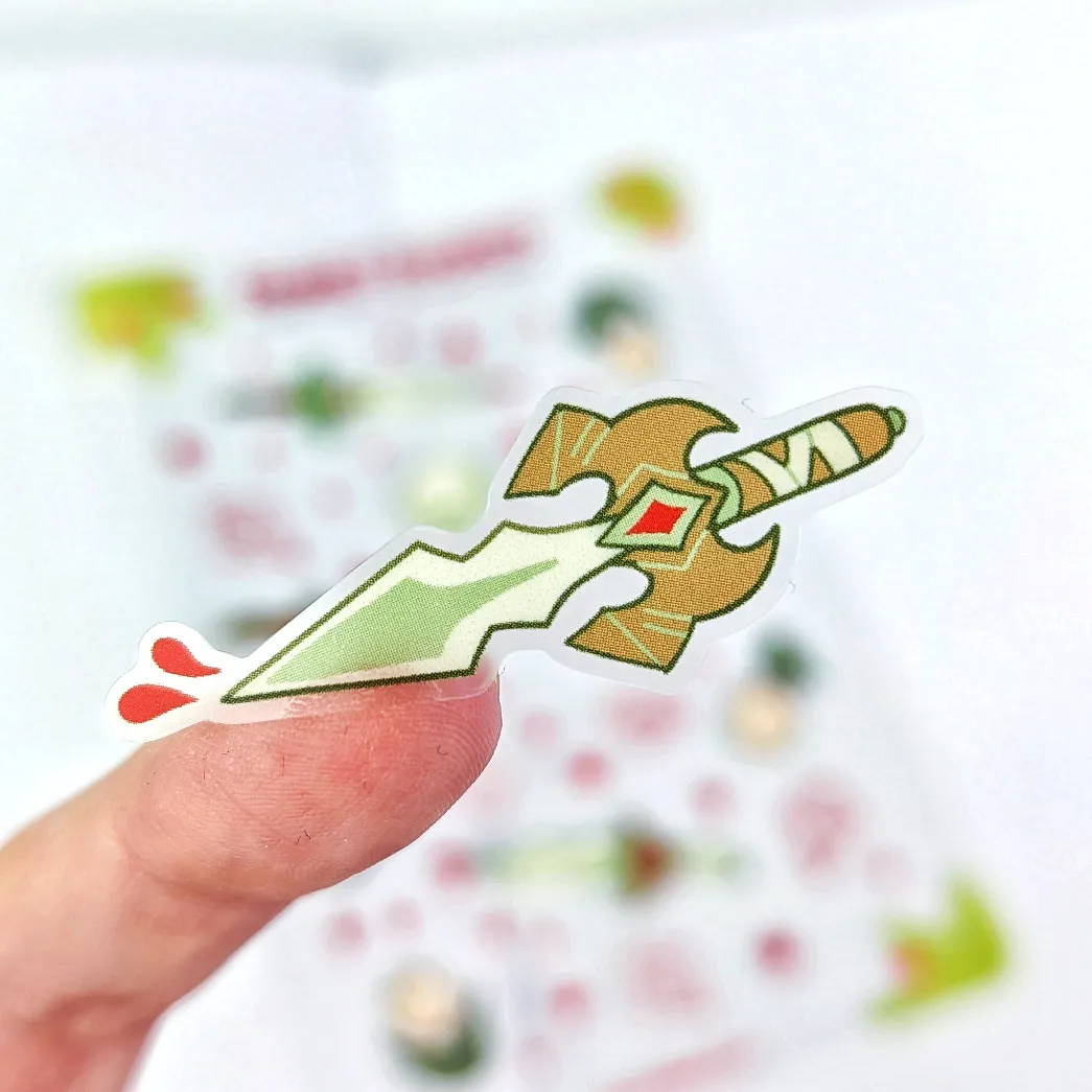 Rogues Pockets Clear Vinyl Sticker Sheet, photo 2