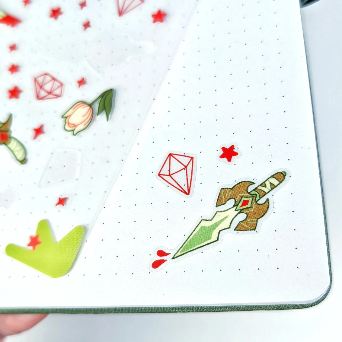 Rogues Pockets Clear Vinyl Sticker Sheet, photo 5