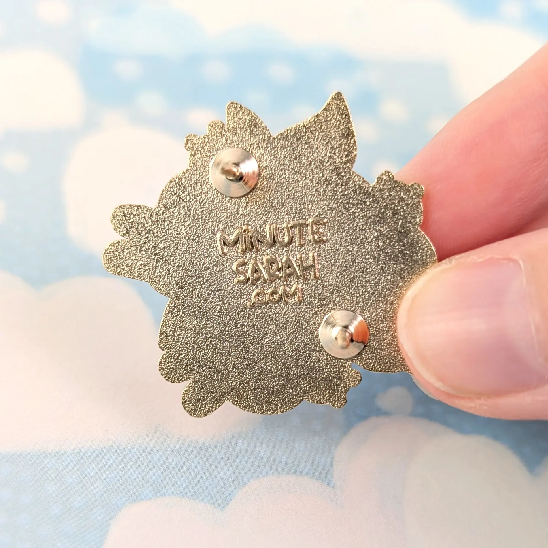 Blueberry Bunnies, Glow In The Dark Enamel Pin, photo 5