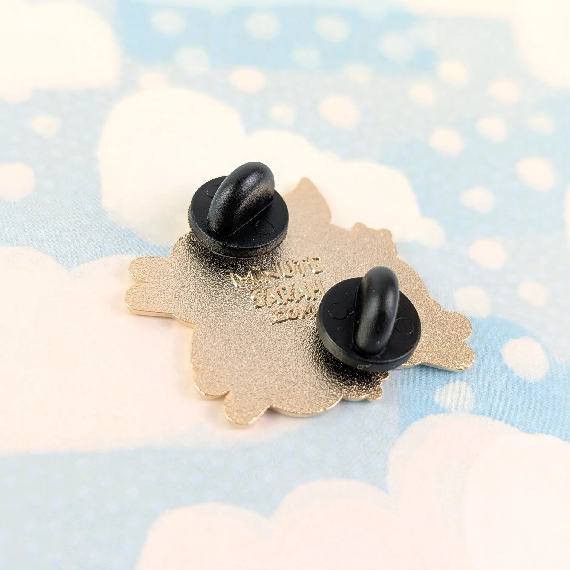 Blueberry Bunnies, Glow In The Dark Enamel Pin, photo 4