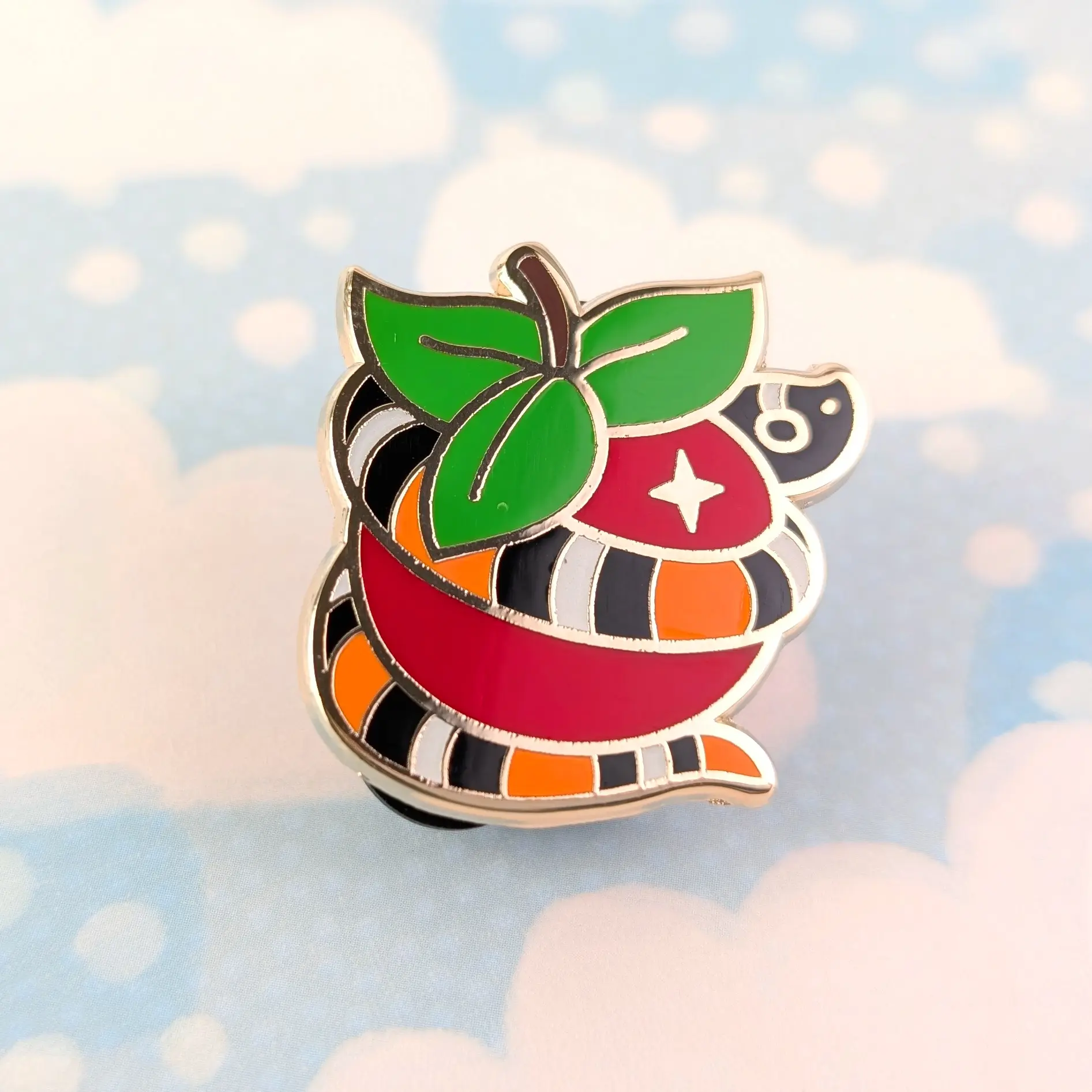 Poison Apple, Glow In The Dark Enamel Pin, photo 7