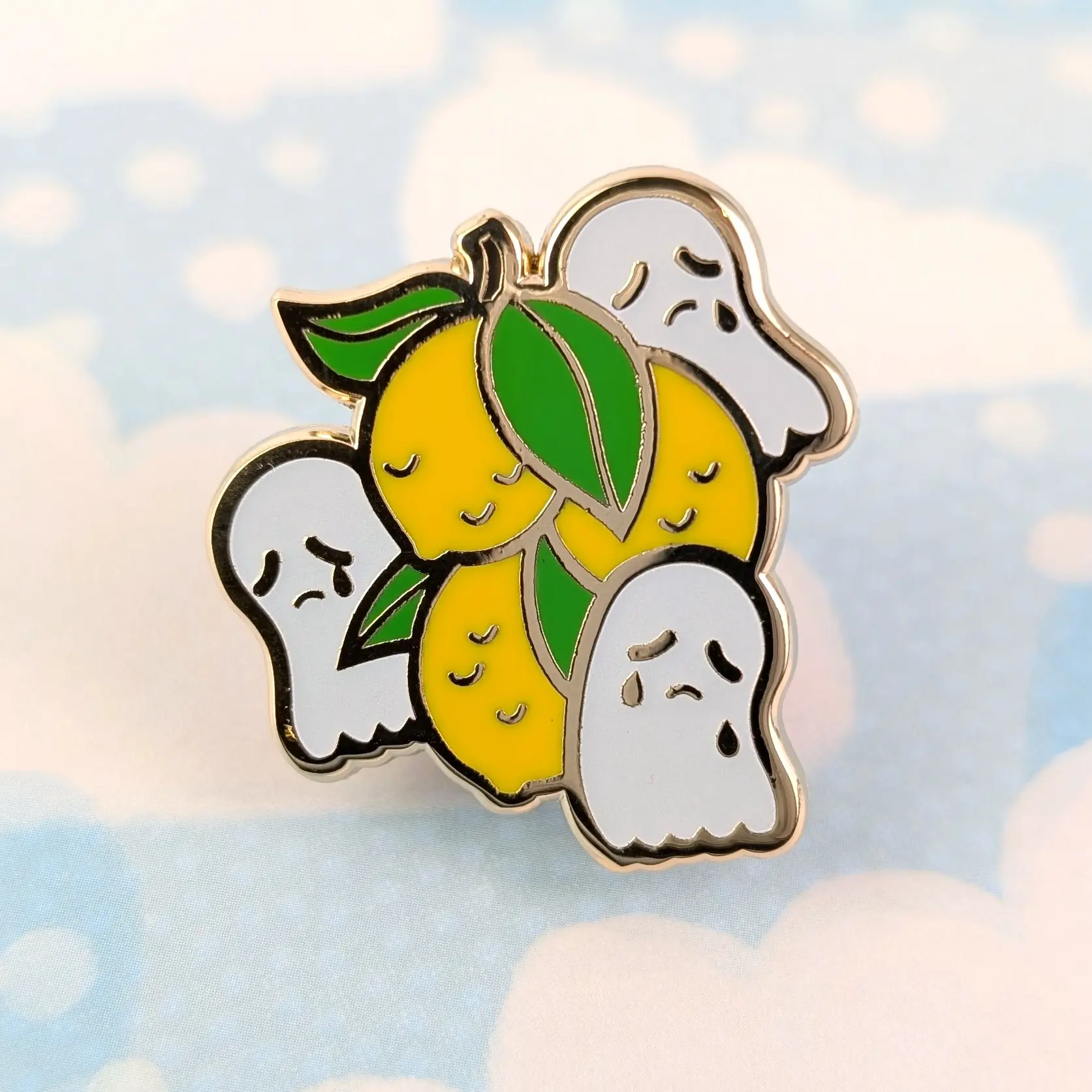 Sour Ghosts, Glow In The Dark Enamel Pin, photo 7
