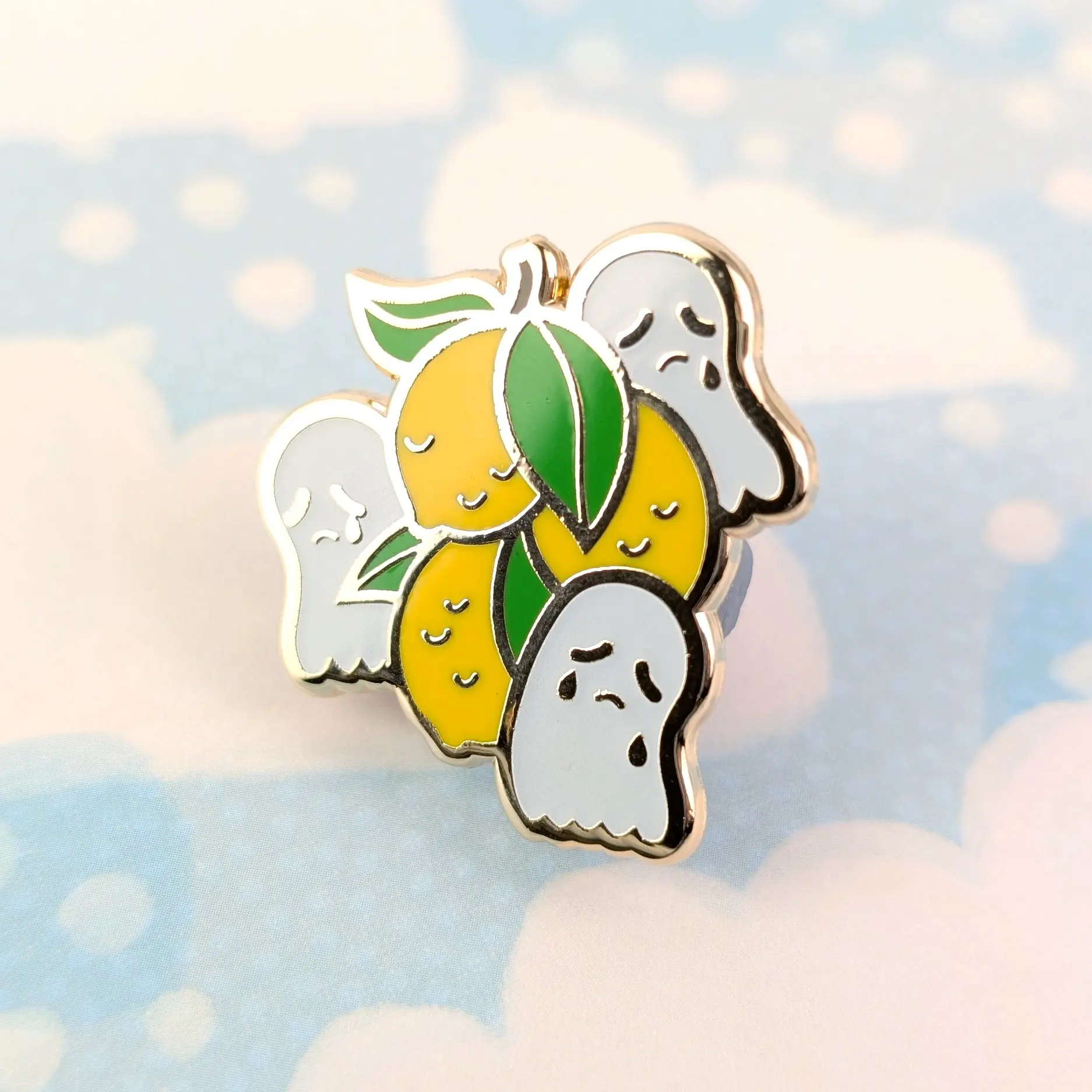 Sour Ghosts, Glow In The Dark Enamel Pin, photo 4