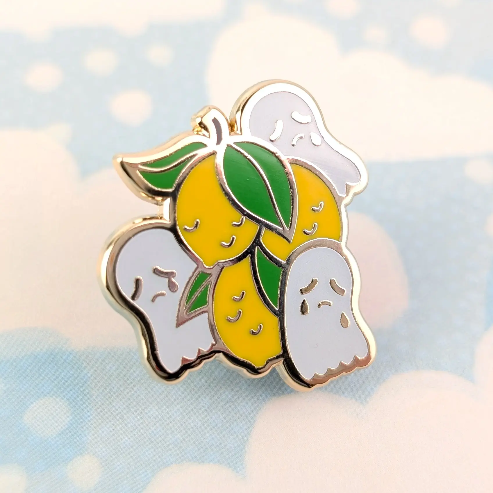 Sour Ghosts, Glow In The Dark Enamel Pin, photo 8