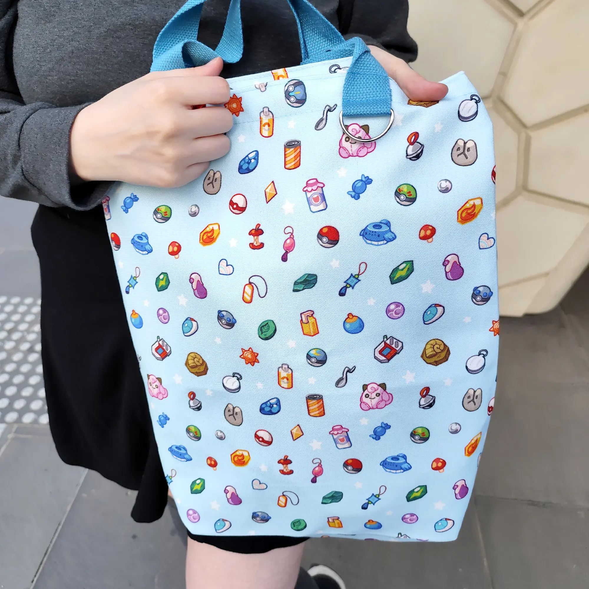 Tiny PokeMart Zipper Tote Bag, photo 6