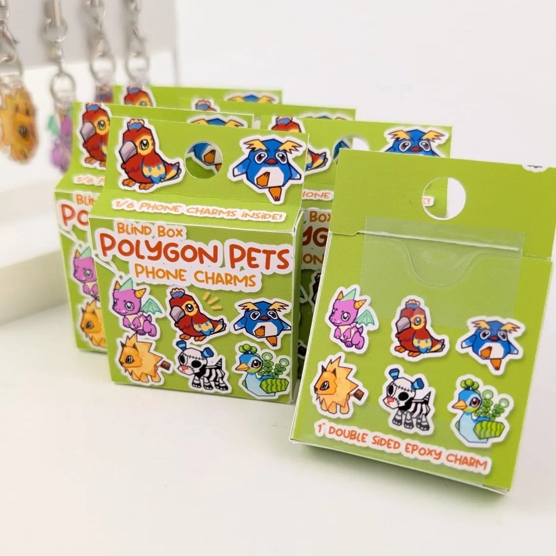 Polygon Pets Phone Charm Blind Box, photo 3