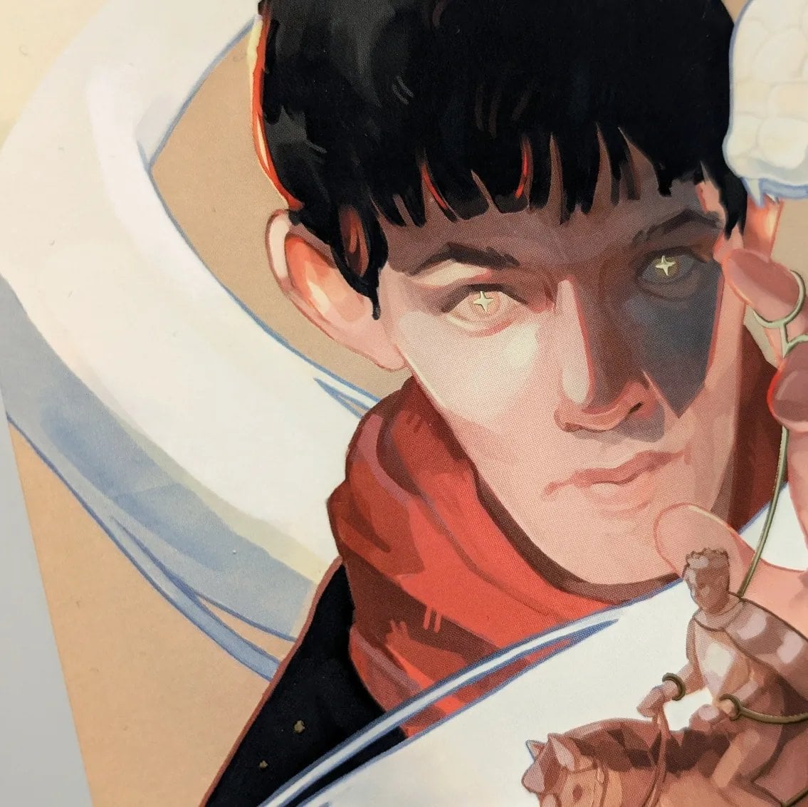 Merlin "Dragon's Will", A5 Gold Foil Art Print, photo 6