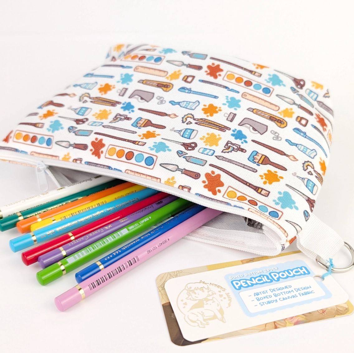 "Messy Artist" Boxed Zipper Pouch, photo 3