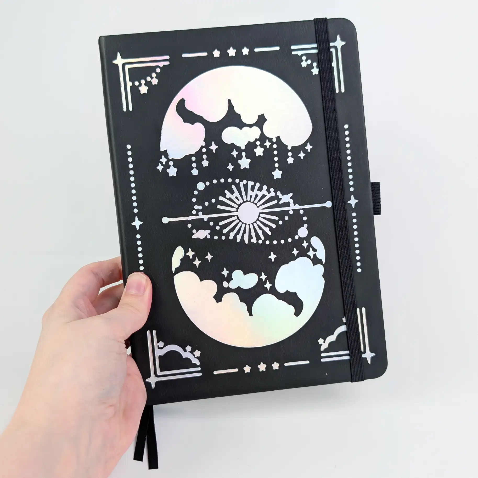 Tamago Galaxy Dot Grid A5 Notebook, Black, photo 4