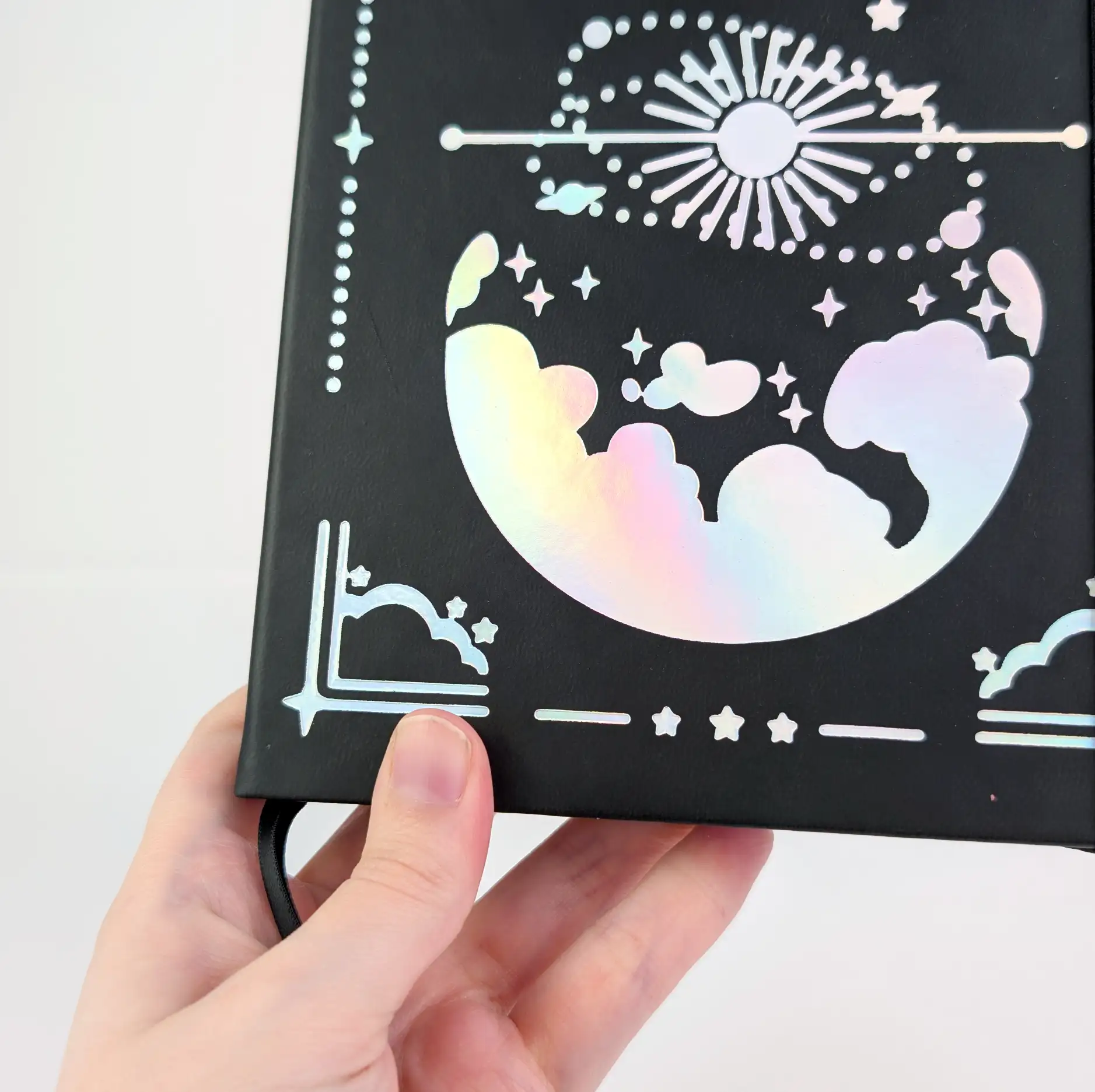 Tamago Galaxy Dot Grid A5 Notebook, Black, photo 2